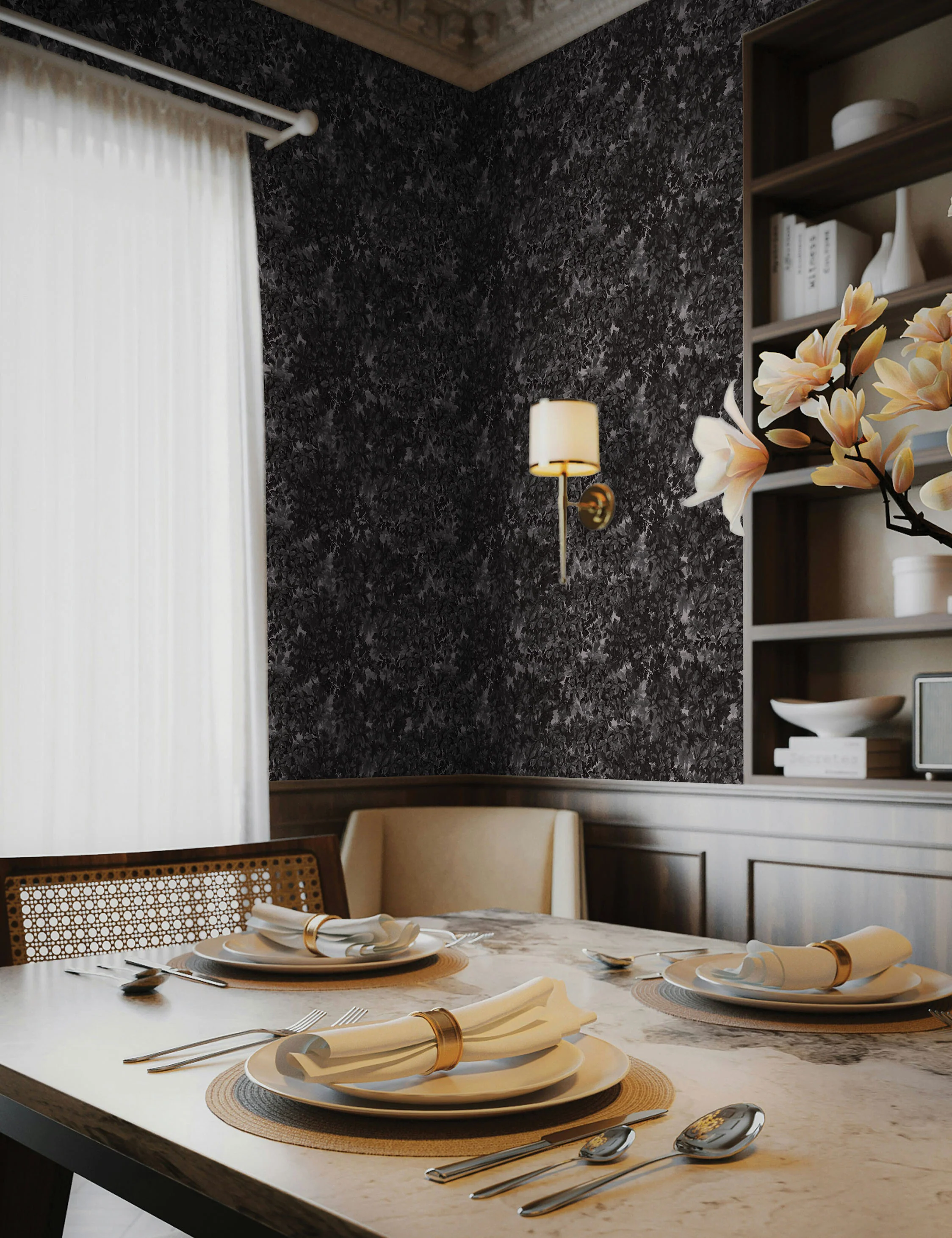 Antique Arras Peel + Stick Wallpaper by Jeremiah Brent - Image 4