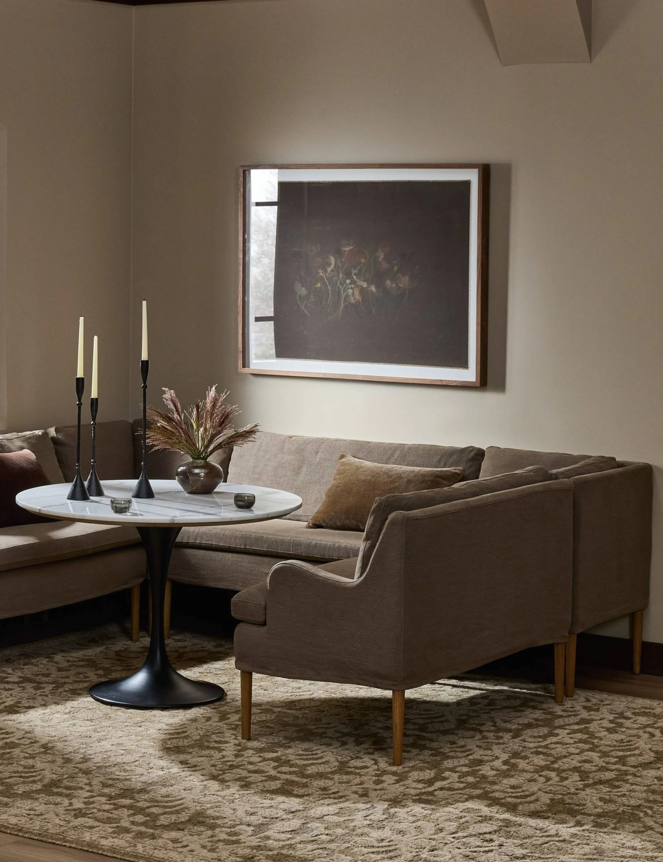 Aurelia U-Shaped Dining Banquette by Amber Lewis x Four Hands