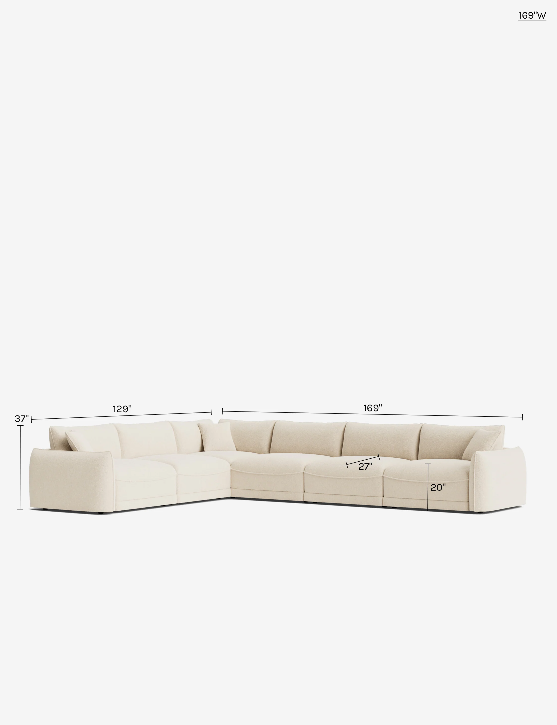 Balmer Modular Corner Sectional Sofa - Image 133