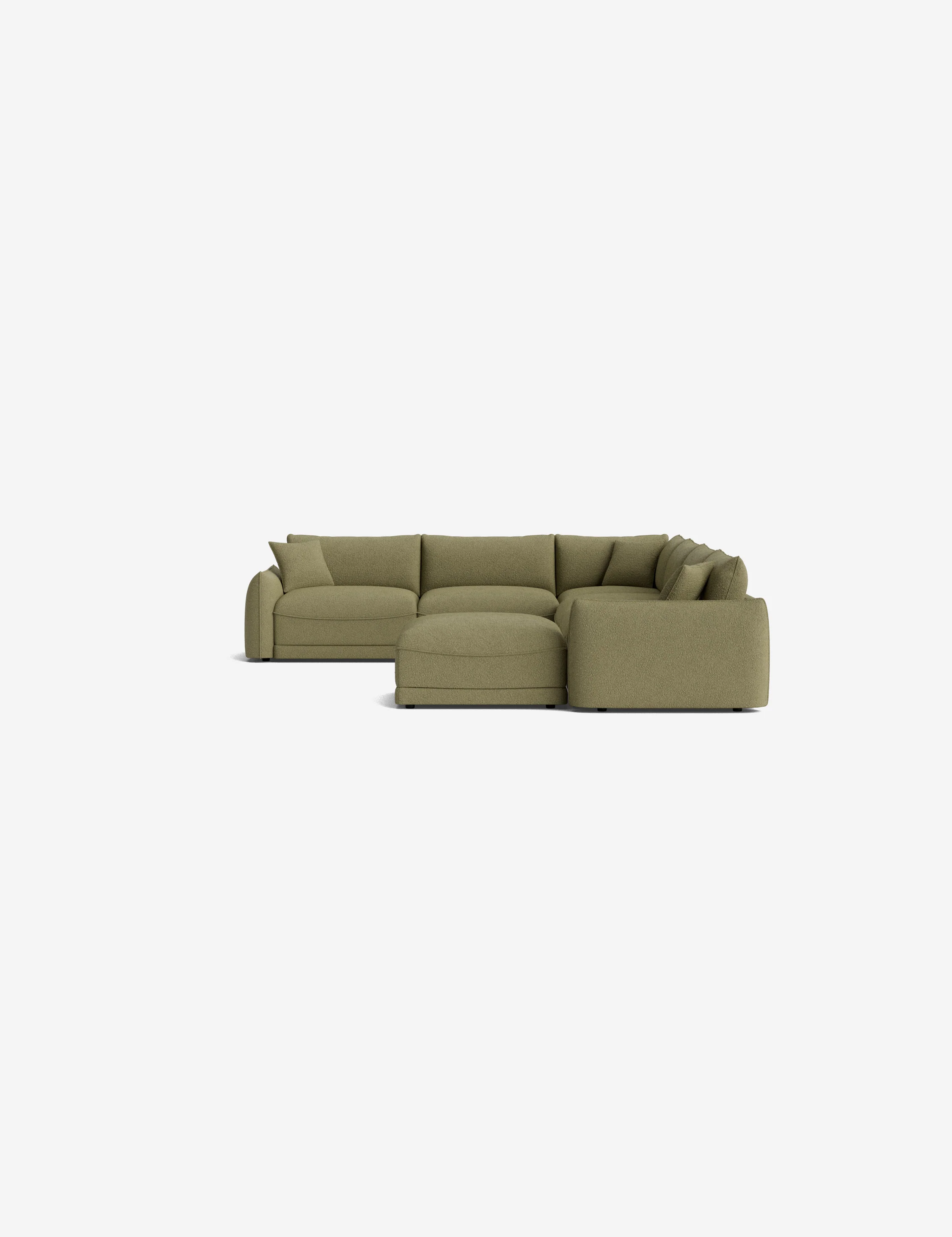 Balmer Modular Corner Sectional Sofa With Ottoman - Image 103