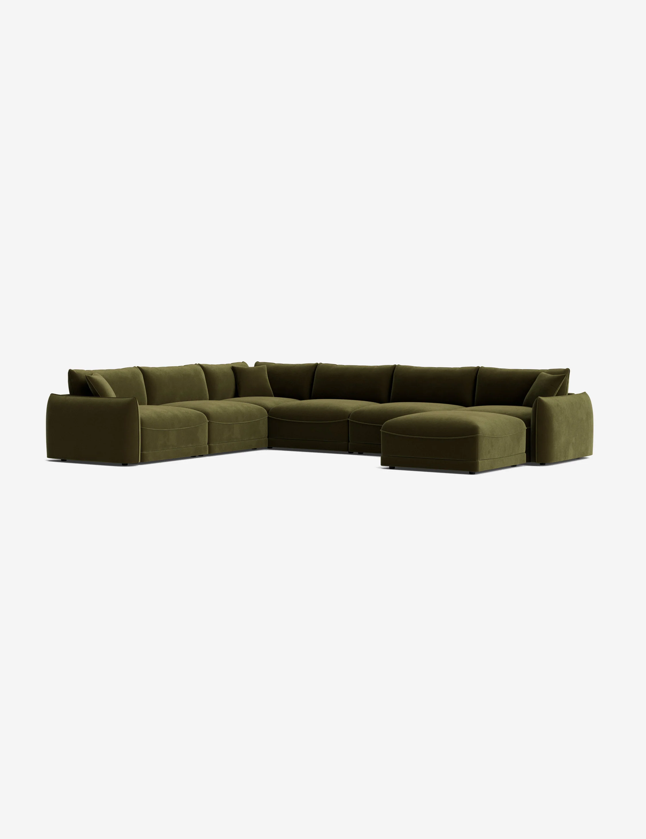 Balmer Modular Corner Sectional Sofa With Ottoman - Image 33