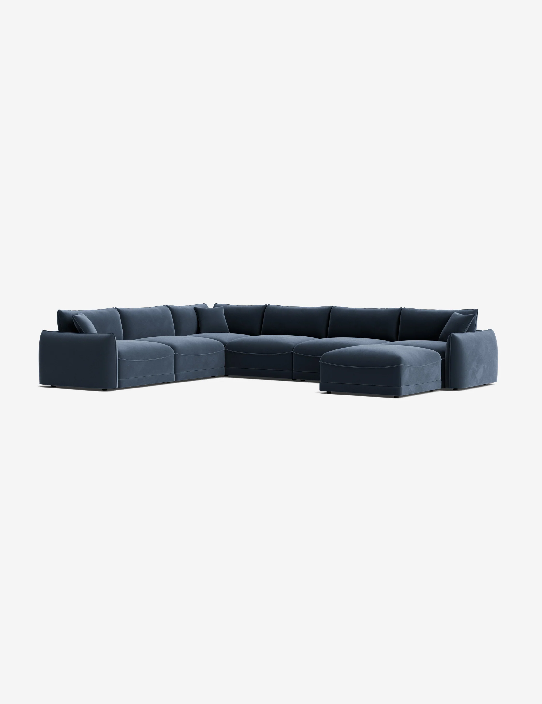 Balmer Modular Corner Sectional Sofa With Ottoman - Image 37