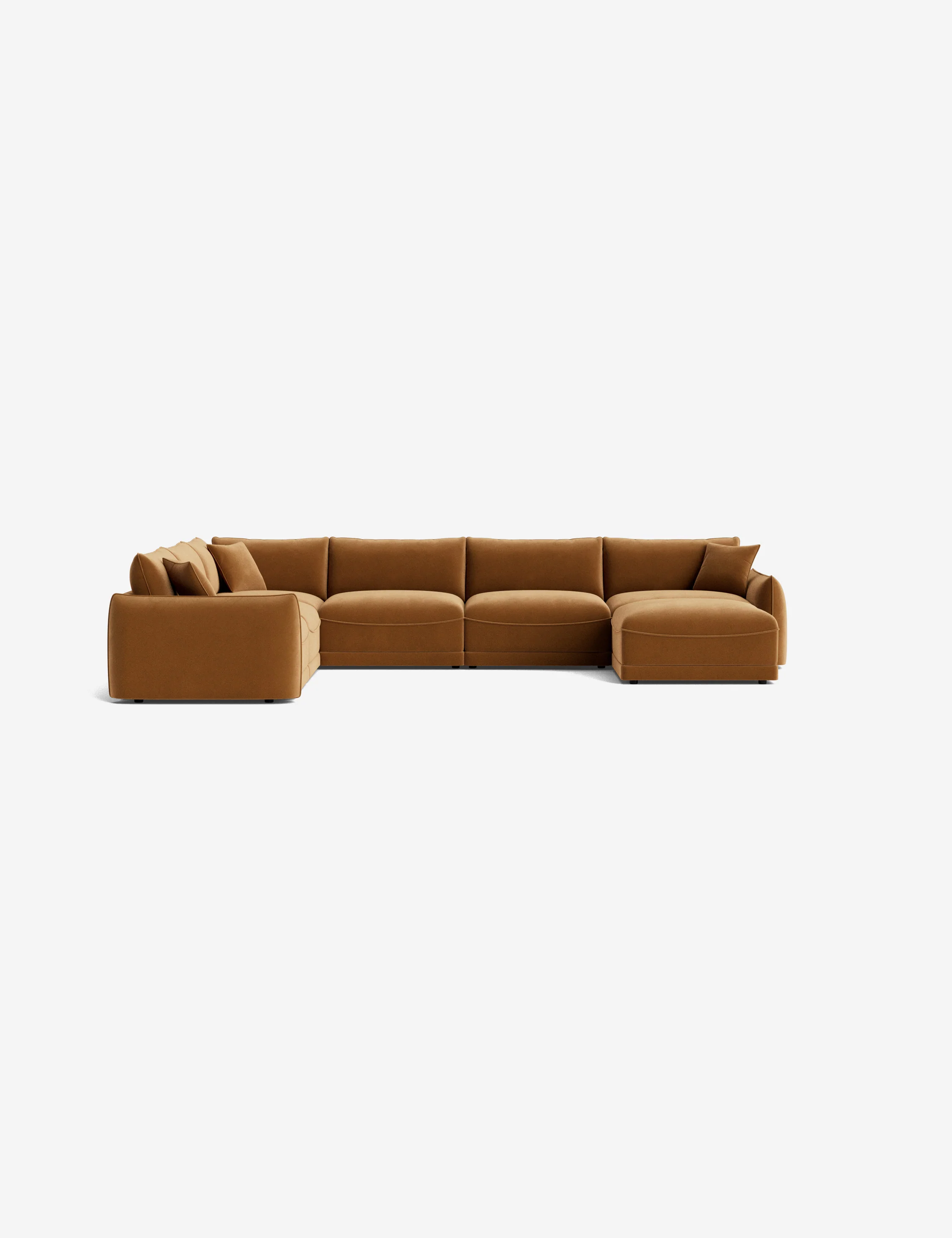 Balmer Modular Corner Sectional Sofa With Ottoman - Image 6