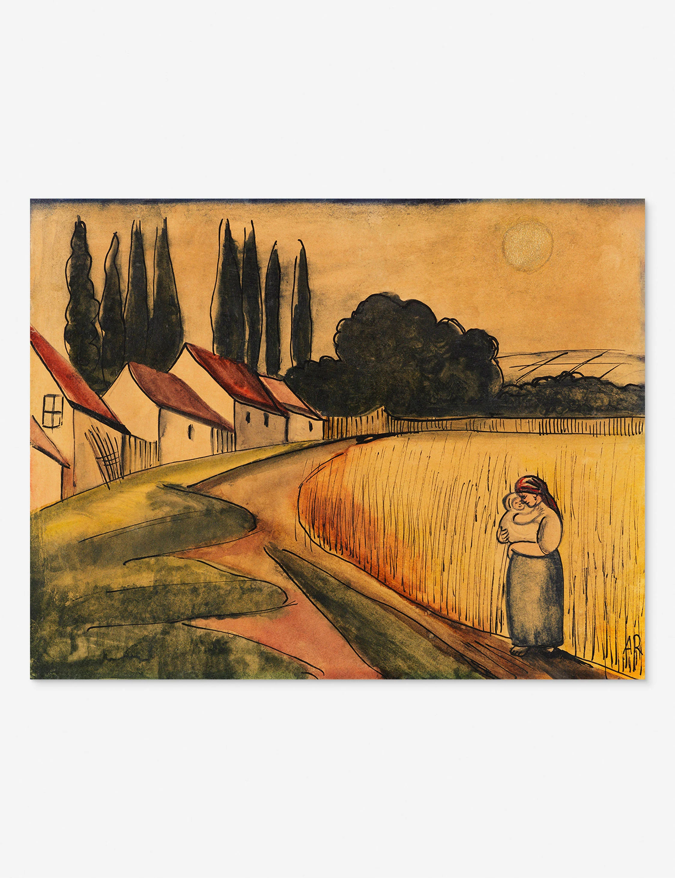 Bäuerin mit Kind (Farmer's Wife with Child) Print by Anita Rée