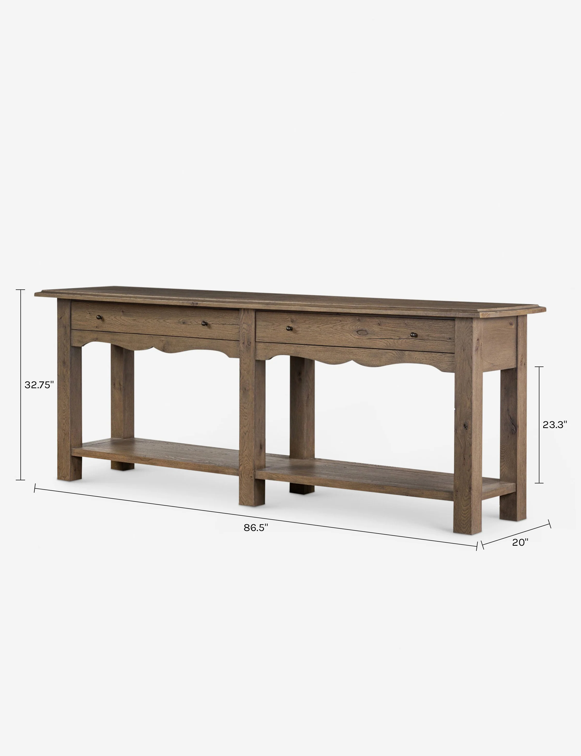 Bayla Console Table by Amber Lewis x Four Hands - Image 9
