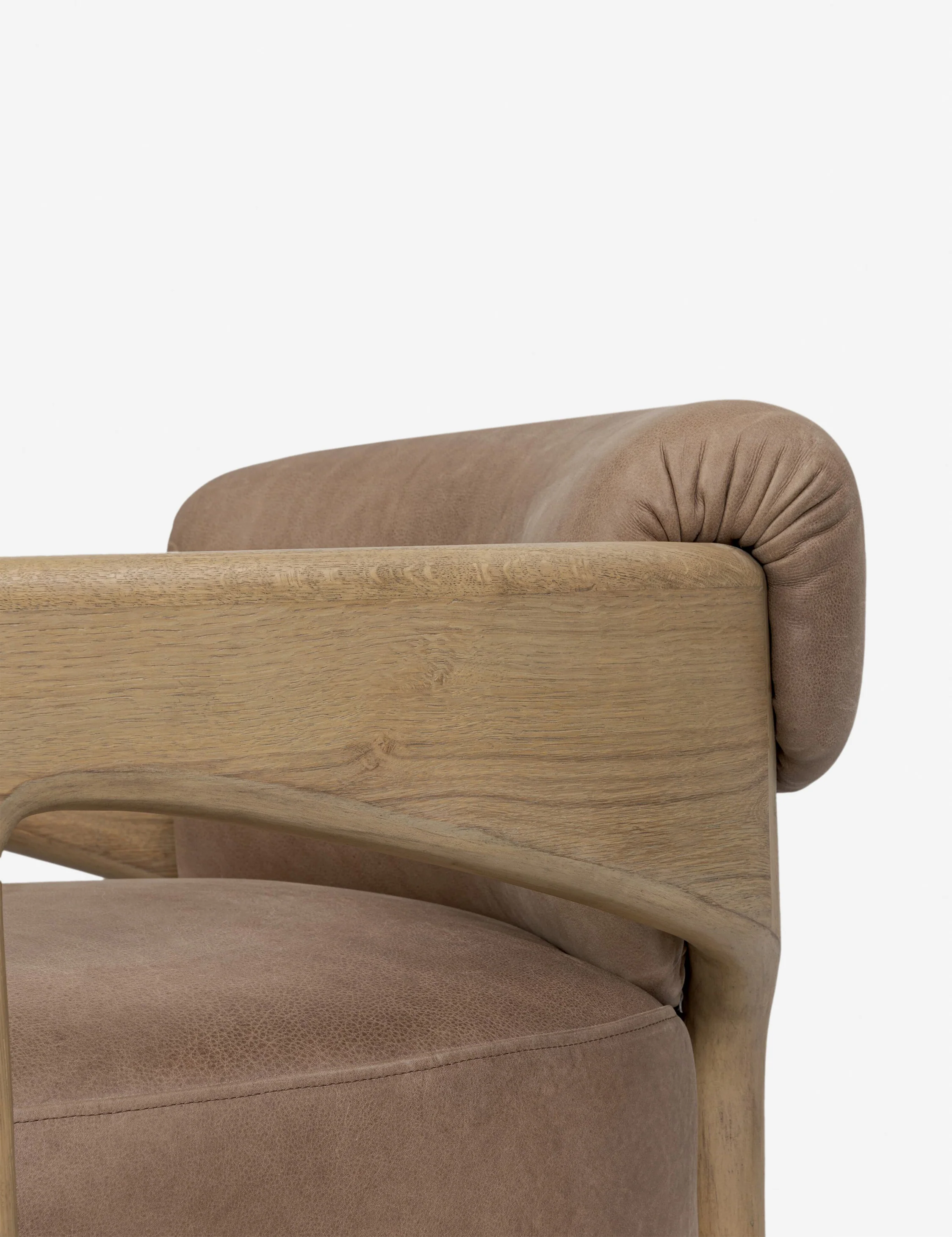 Bazin Leather Accent Chair - Image 10