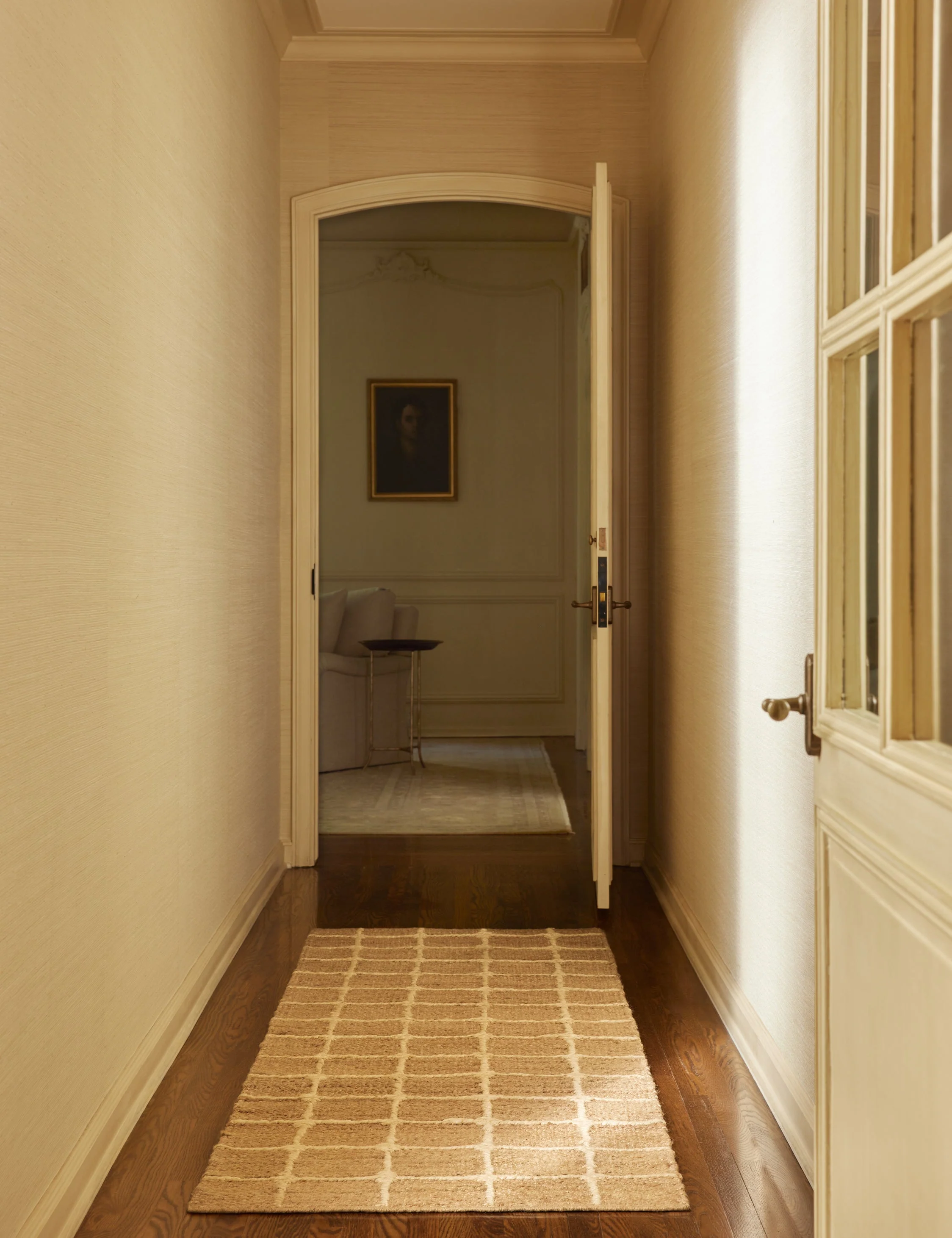 Beddow Flatweave Jute Rug Swatch by Jake Arnold, Natural - Image 4
