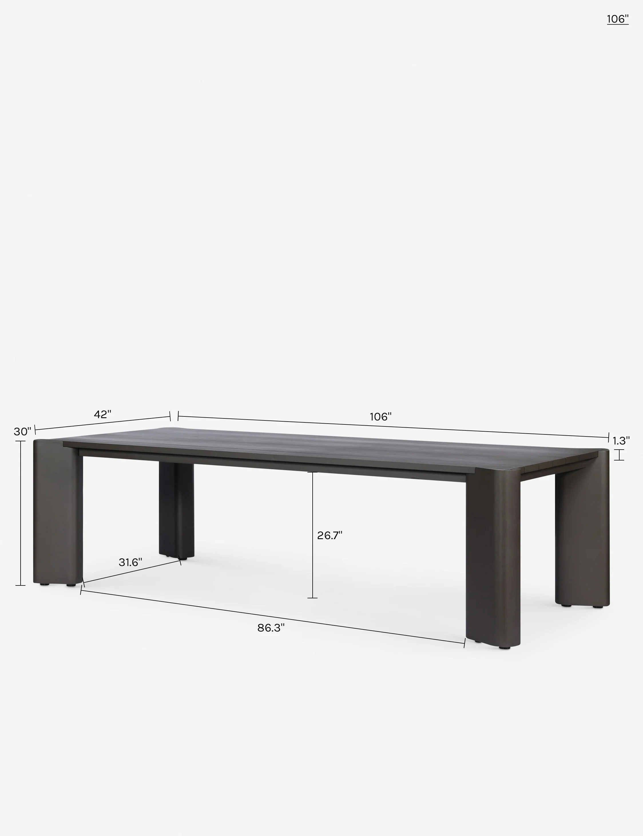 Boone Outdoor Dining Table - Image 35