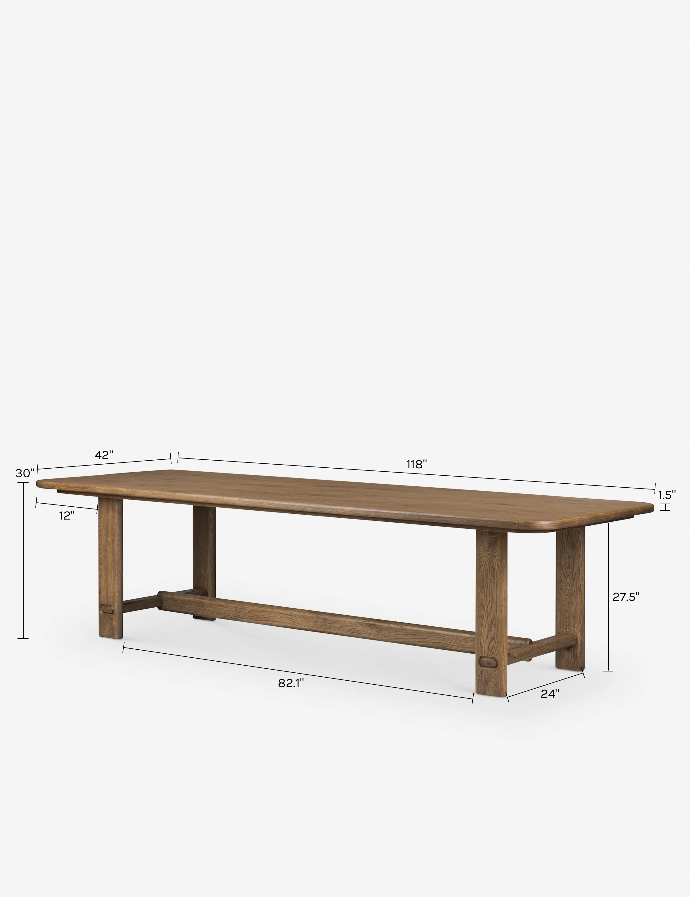 Bramwell Dining Table by Amber Lewis x Four Hands - Image 9
