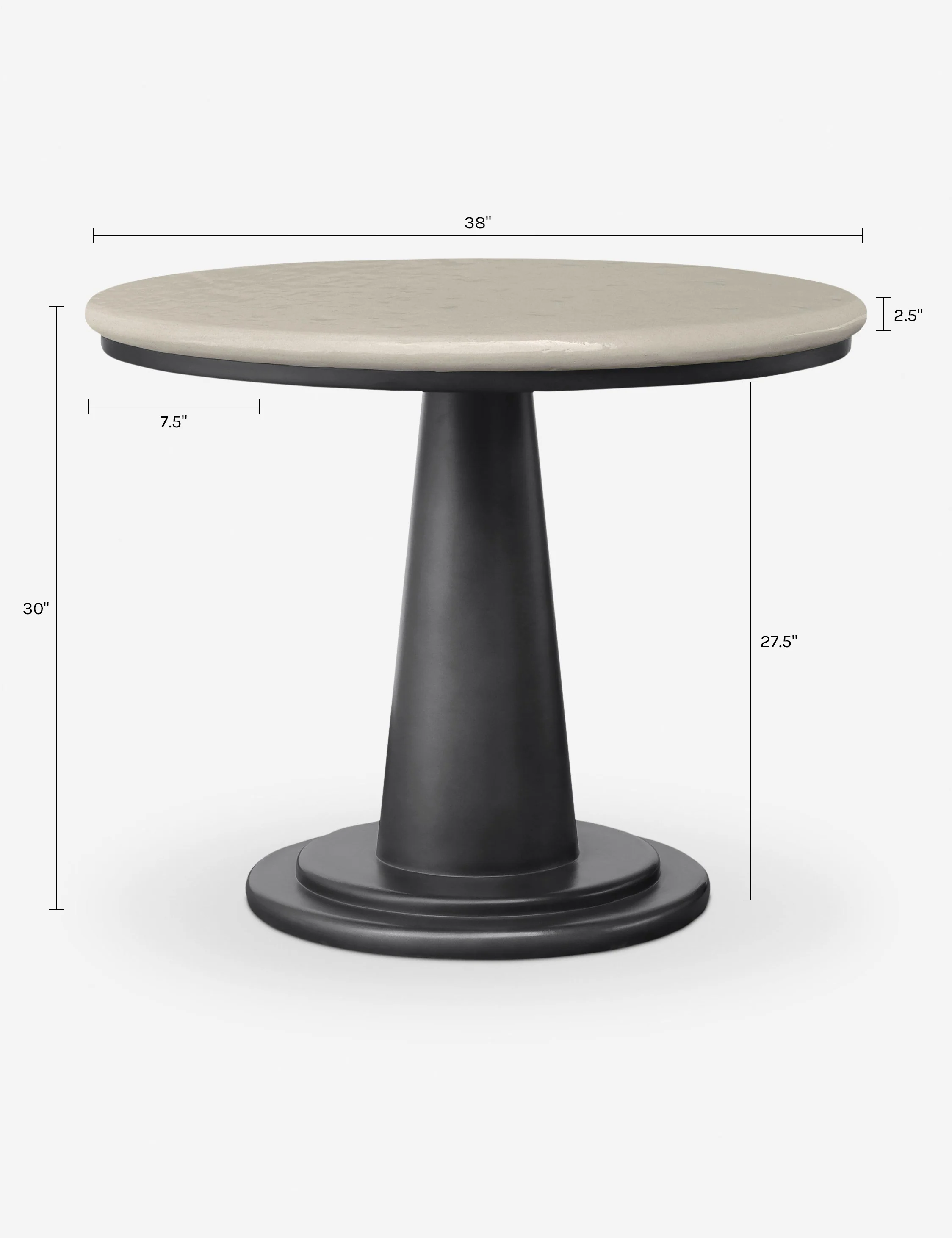 Brio Round Outdoor Dining Table - Image 5