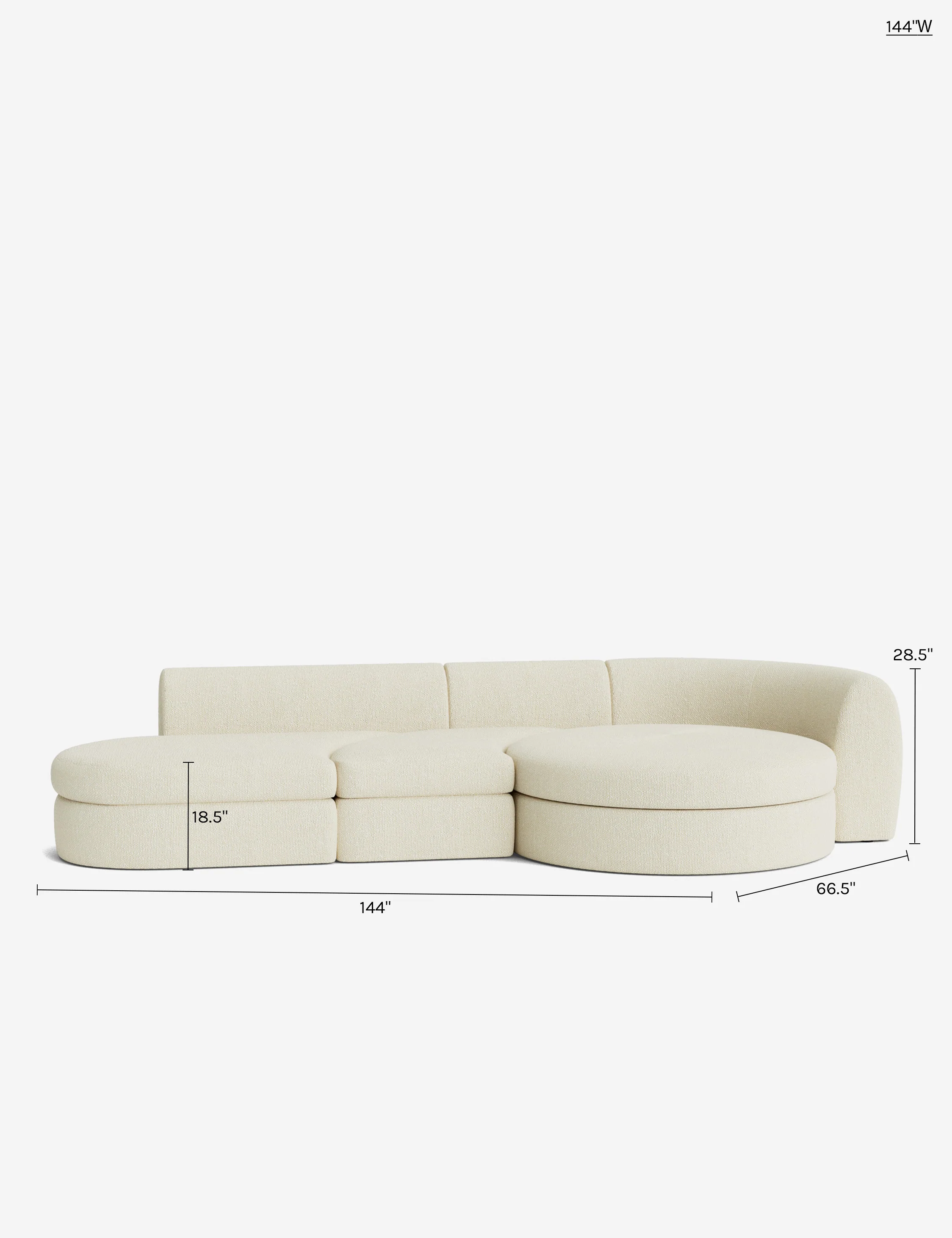 Buckley Modular Chaise Sectional Sofa - Image 237