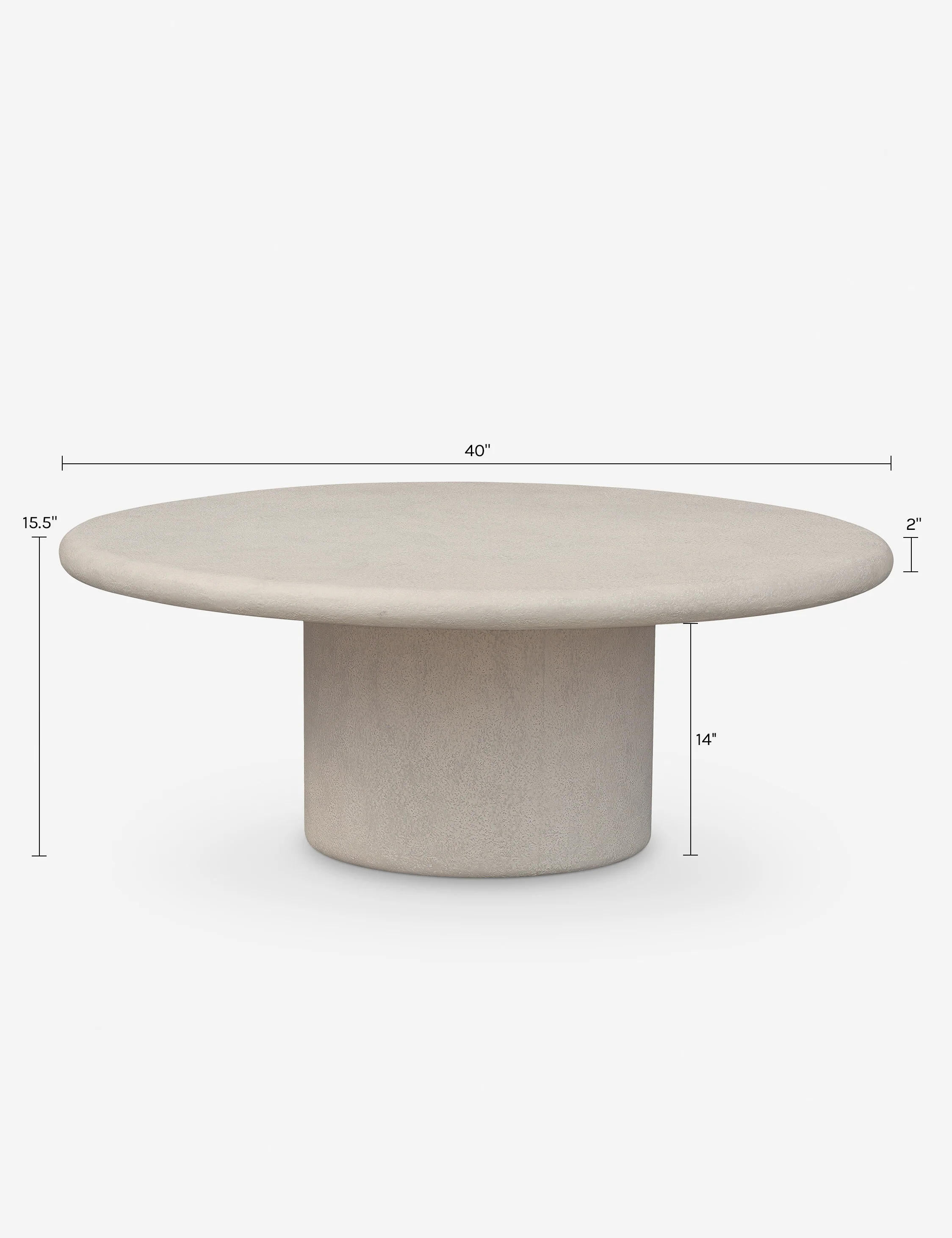 Charmaine Indoor / Outdoor Round Coffee Table - Image 11