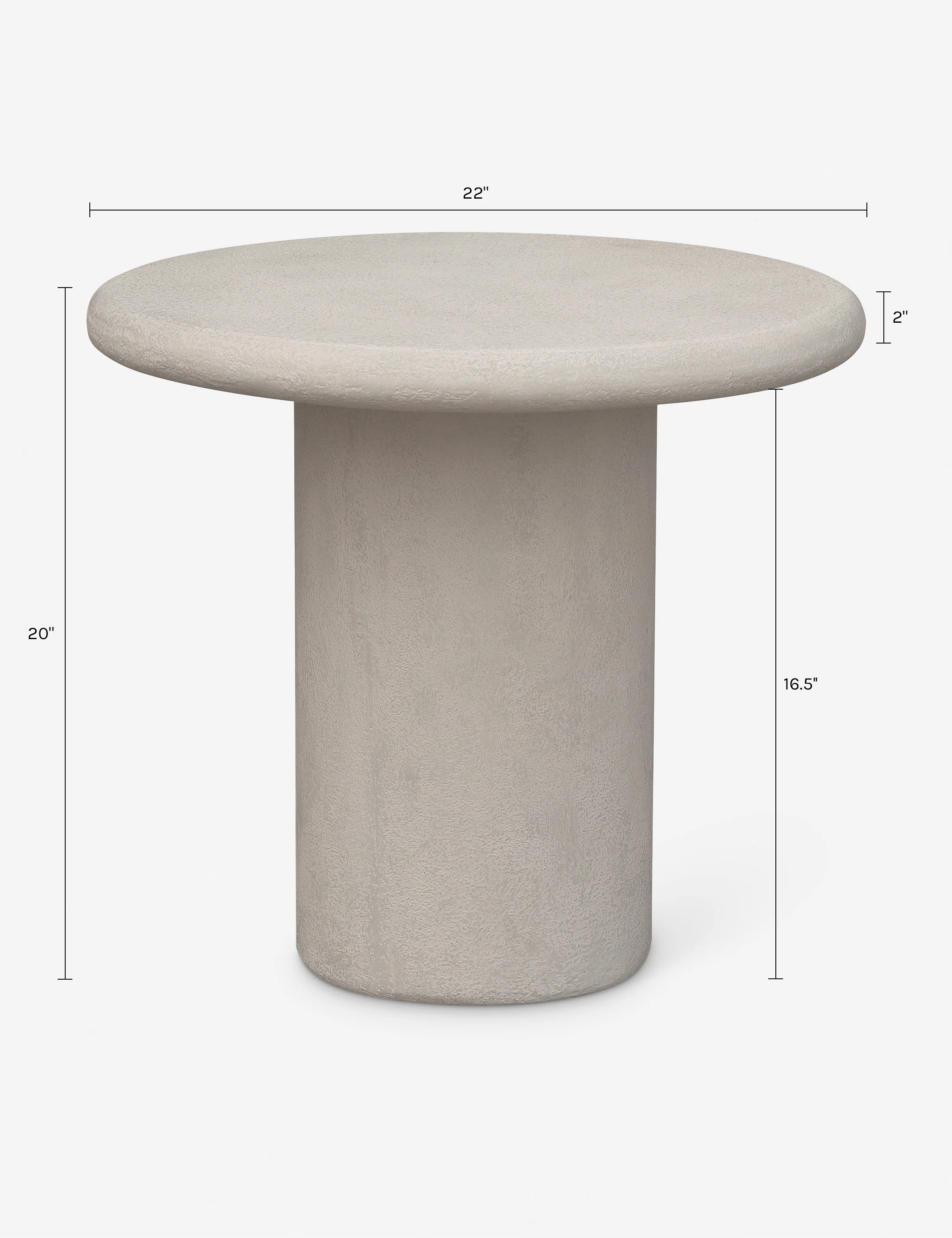 Charmaine Indoor / Outdoor Round Side Table - Image 11