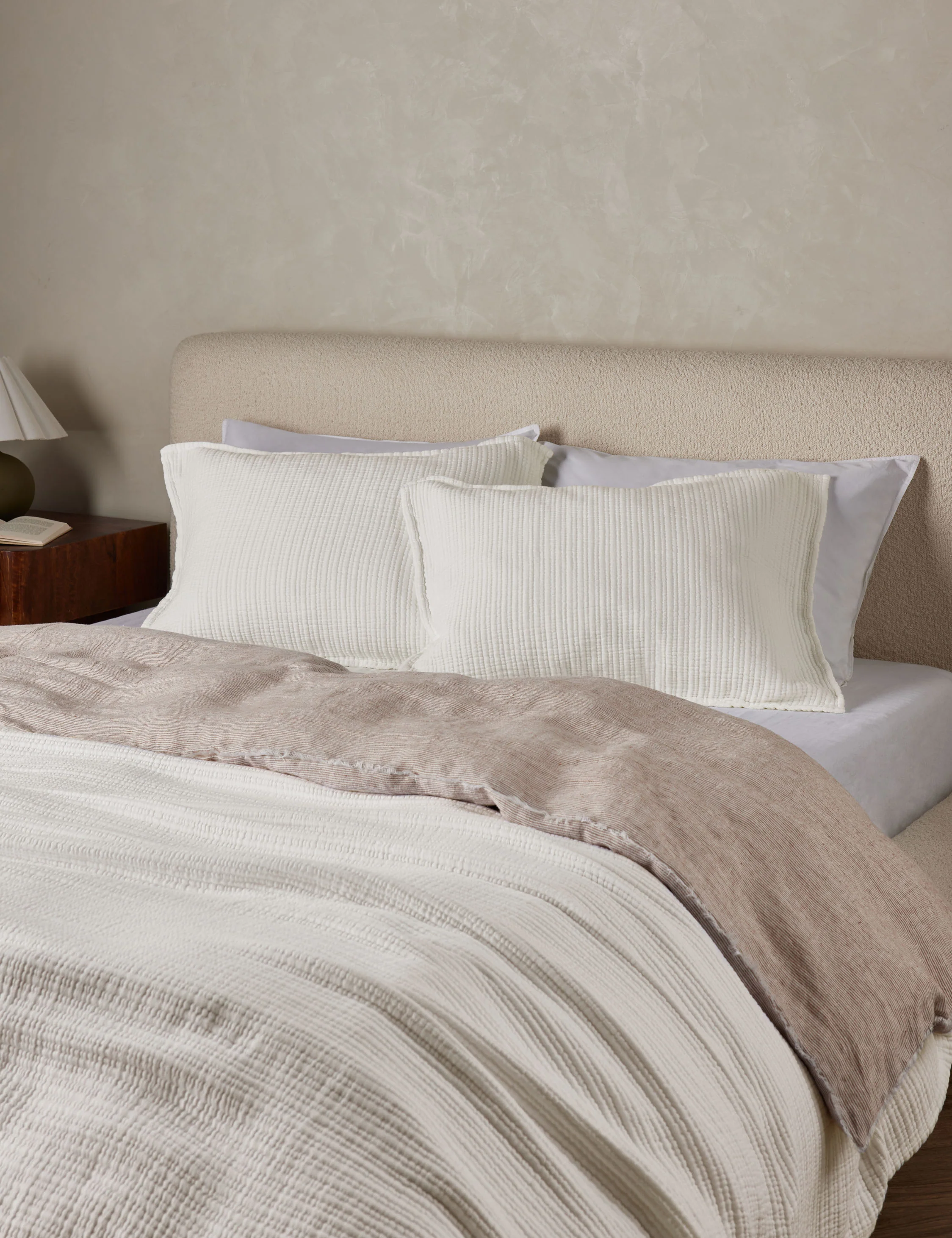 Chatham Cotton Matelasse Sham by Pom Pom at Home - Image 3