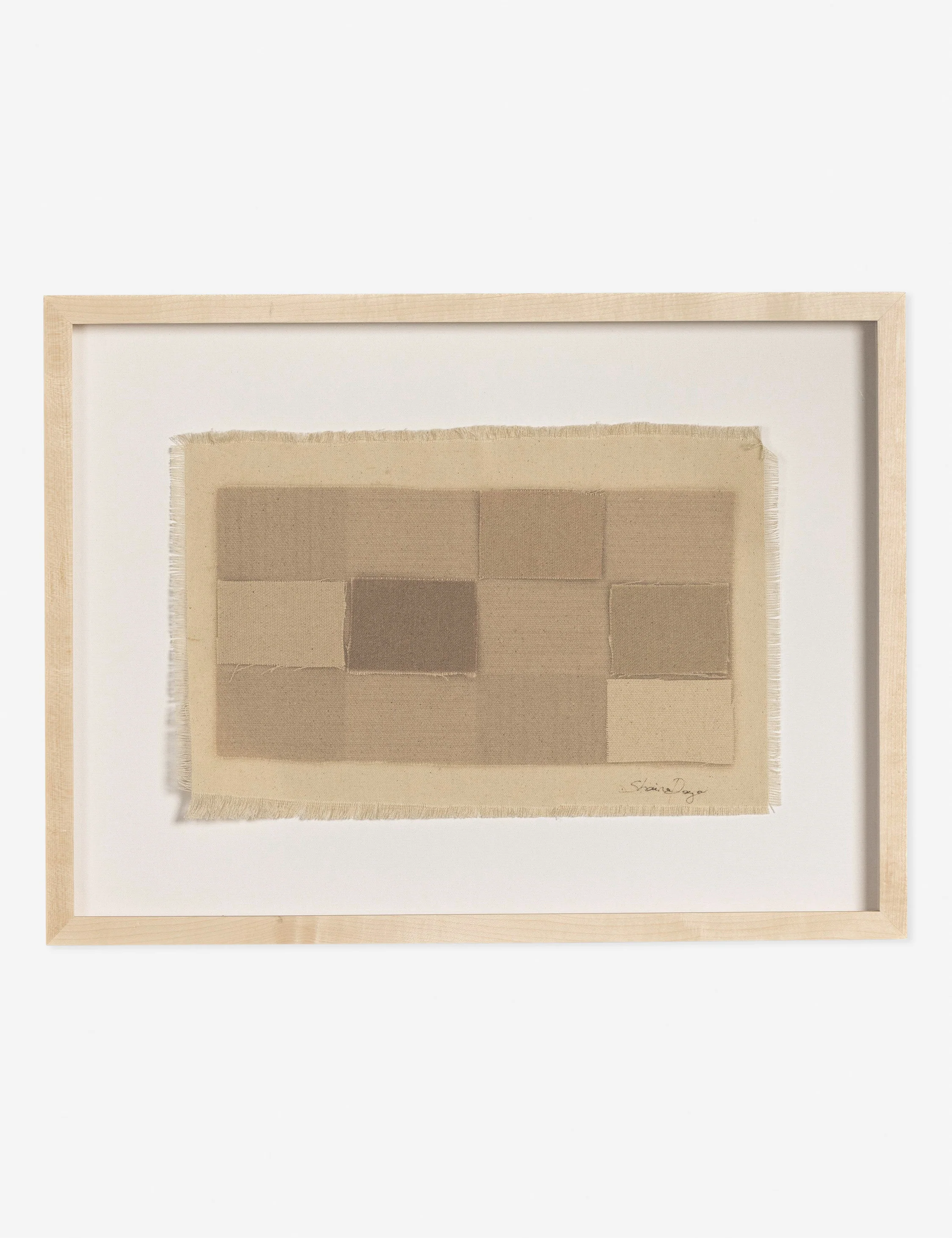 Checkered Earth Tones Wall Art by Shaina Page - Image 2