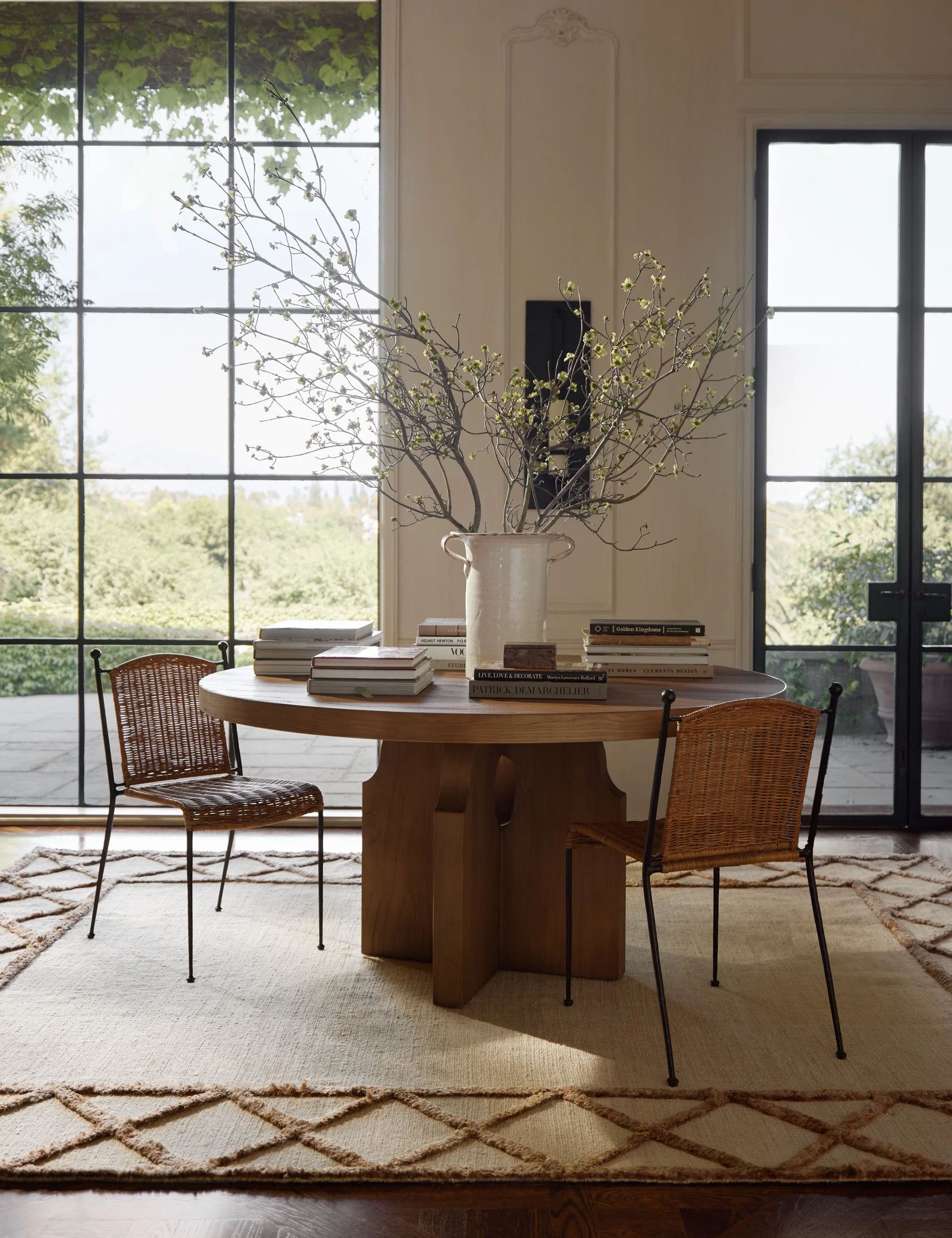 Clairmont Hand-Woven Jute Rug Swatch by Jake Arnold, Natural and Ivory - Image 7