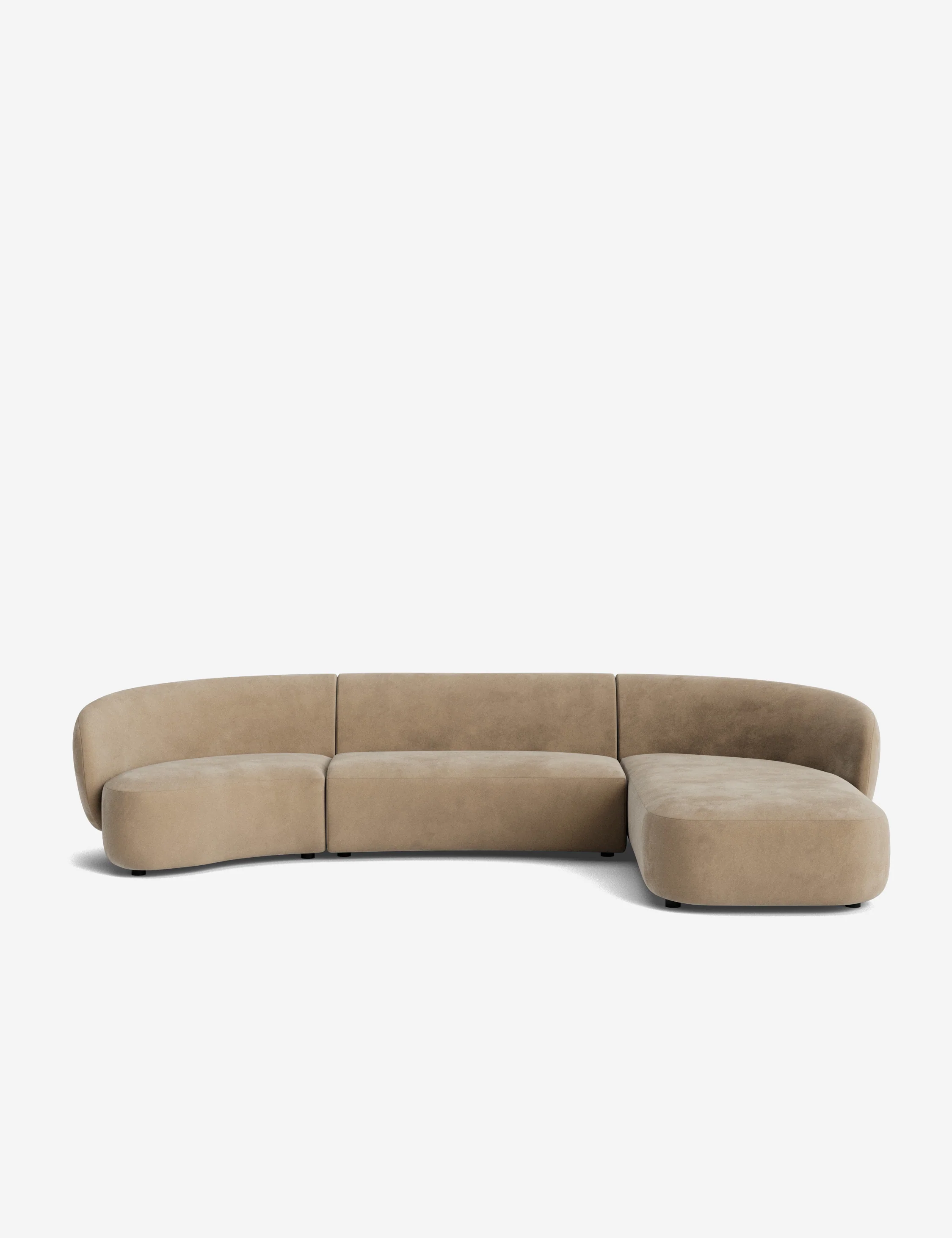 Claret Modular Chaise Sectional Sofa - Image 115