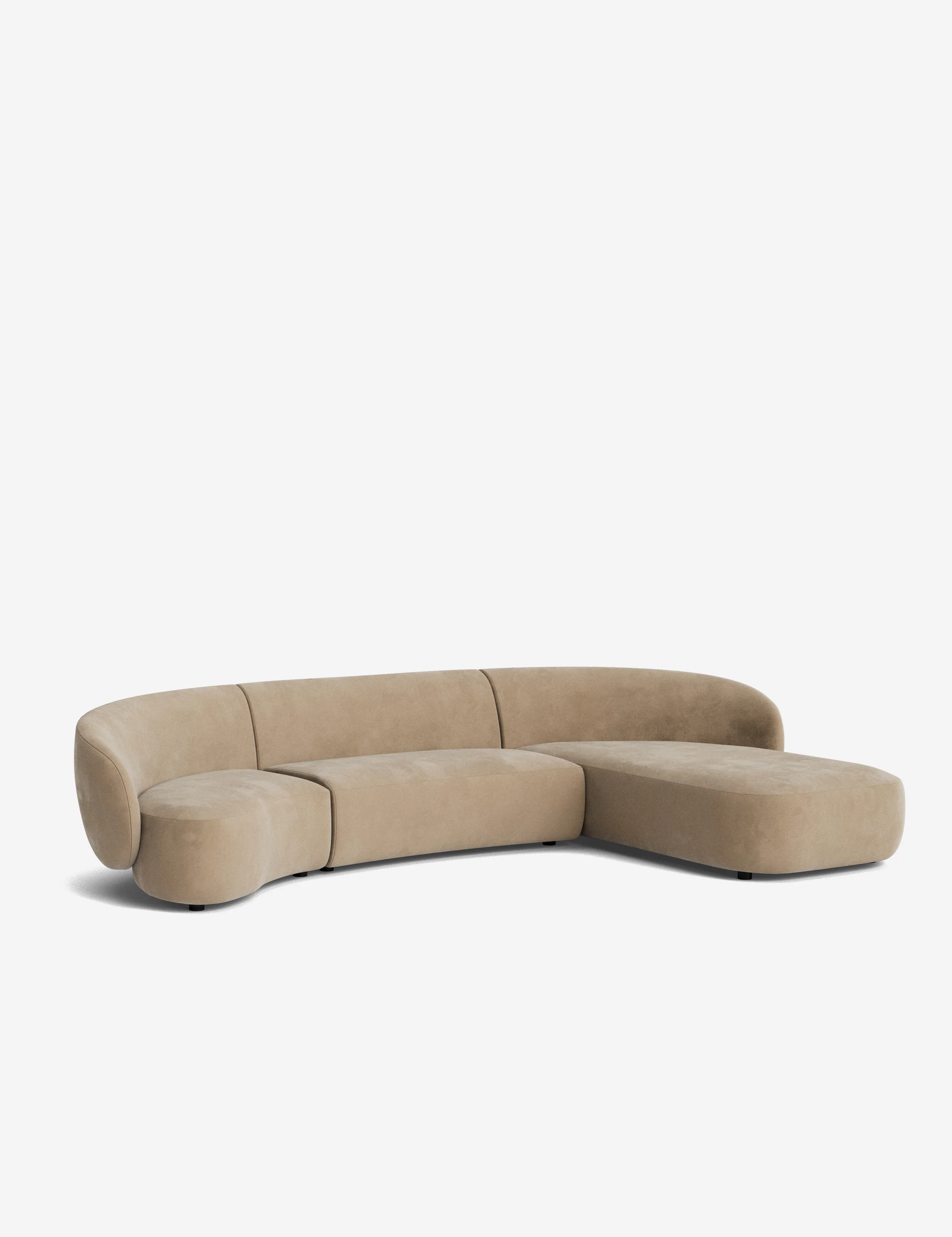 Claret Modular Chaise Sectional Sofa - Image 116