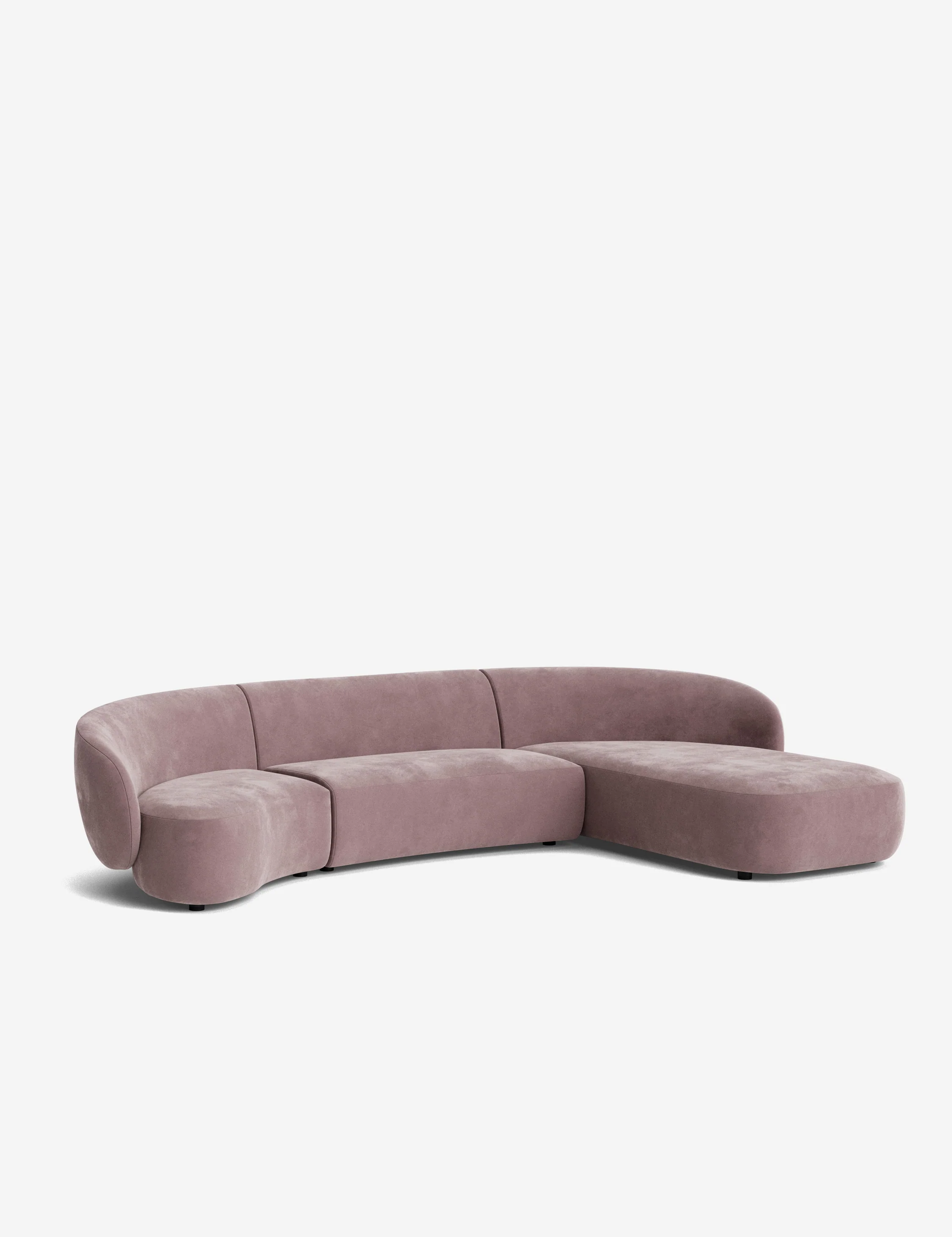 Claret Modular Chaise Sectional Sofa - Image 120