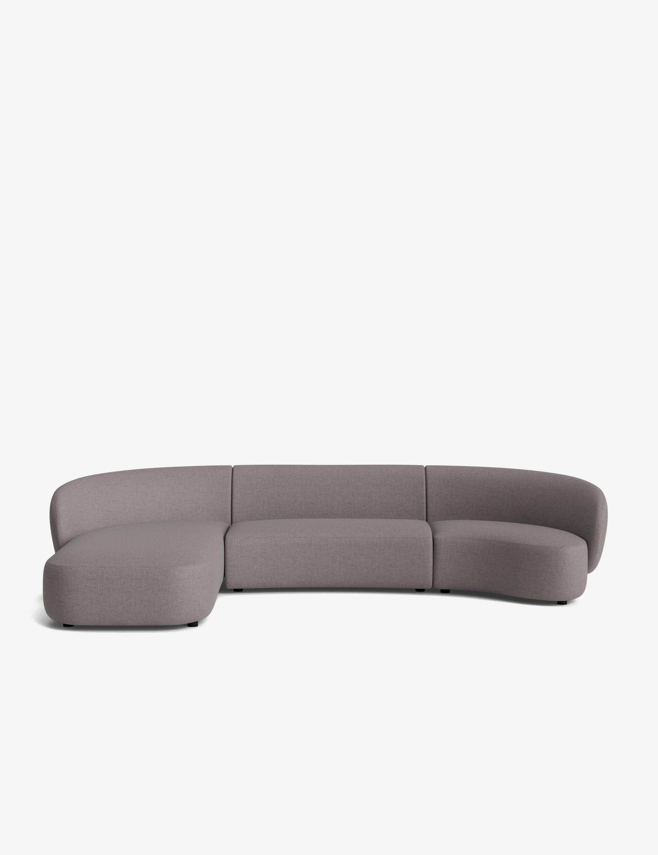 Claret Modular Chaise Sectional Sofa - Image 123