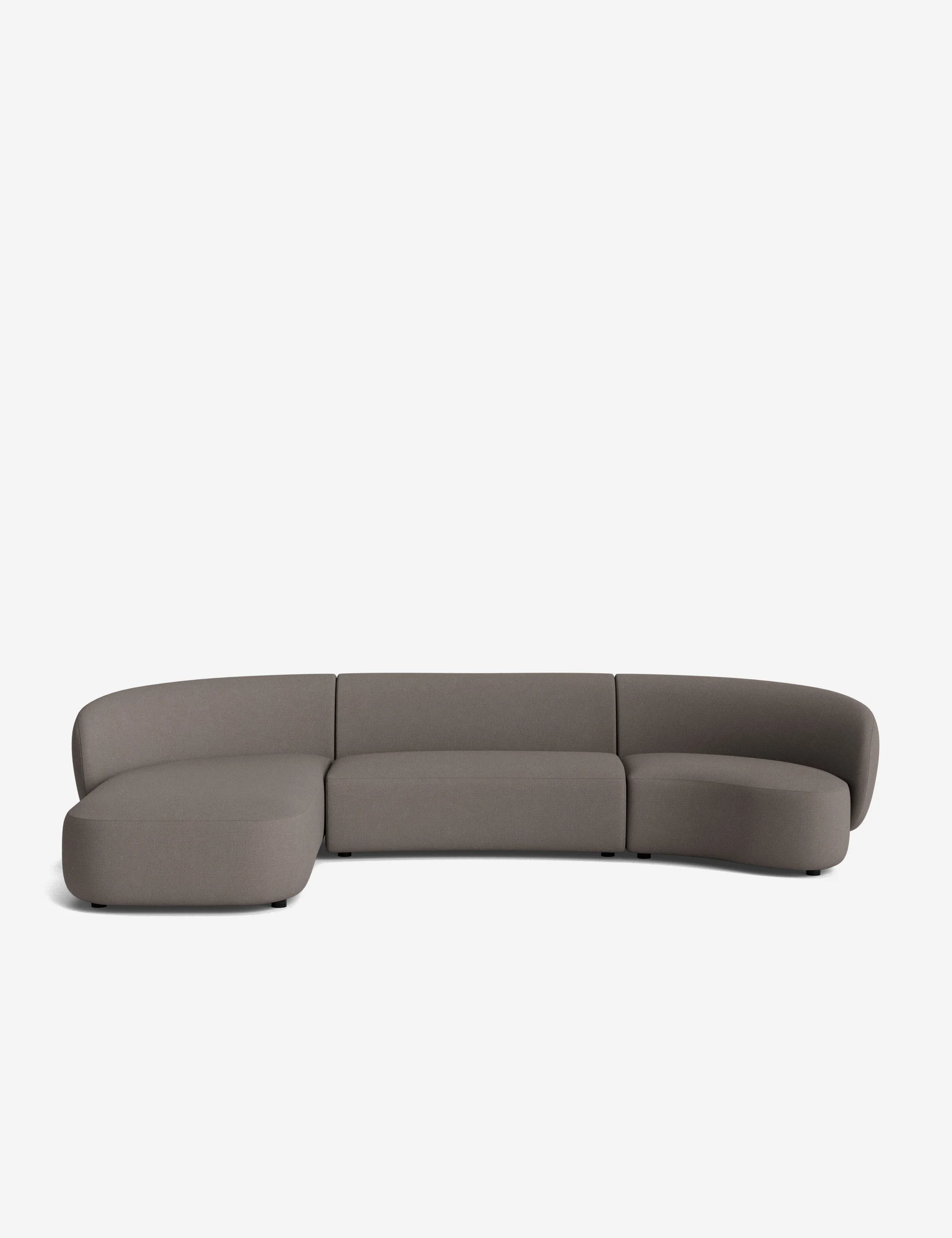 Claret Modular Chaise Sectional Sofa - Image 127
