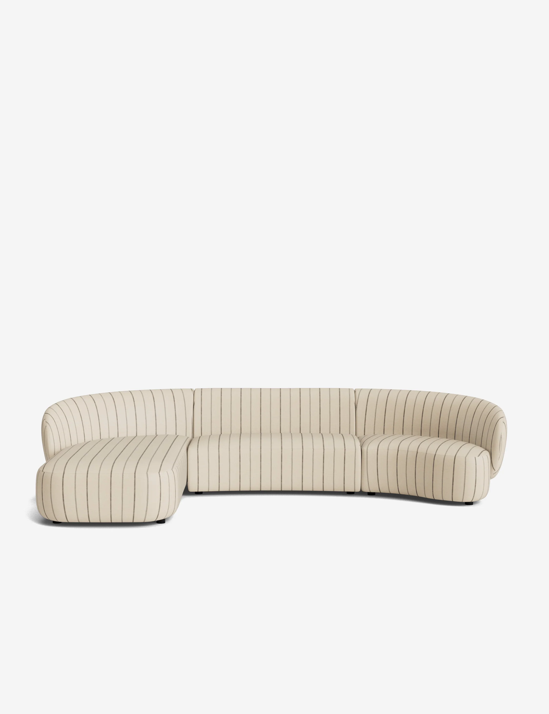 Claret Modular Chaise Sectional Sofa - Image 129