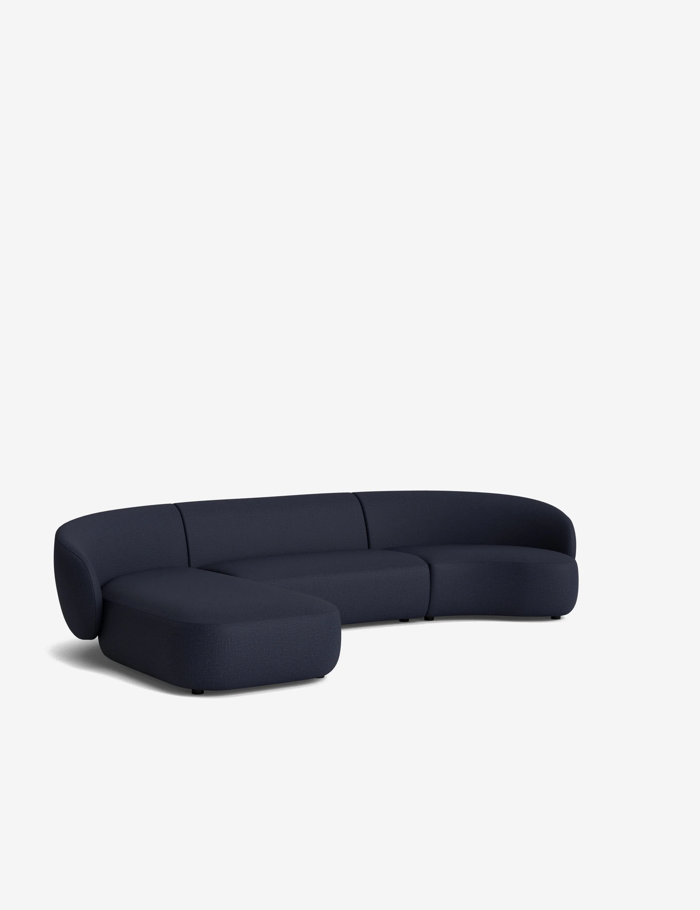 Claret Modular Chaise Sectional Sofa - Image 132