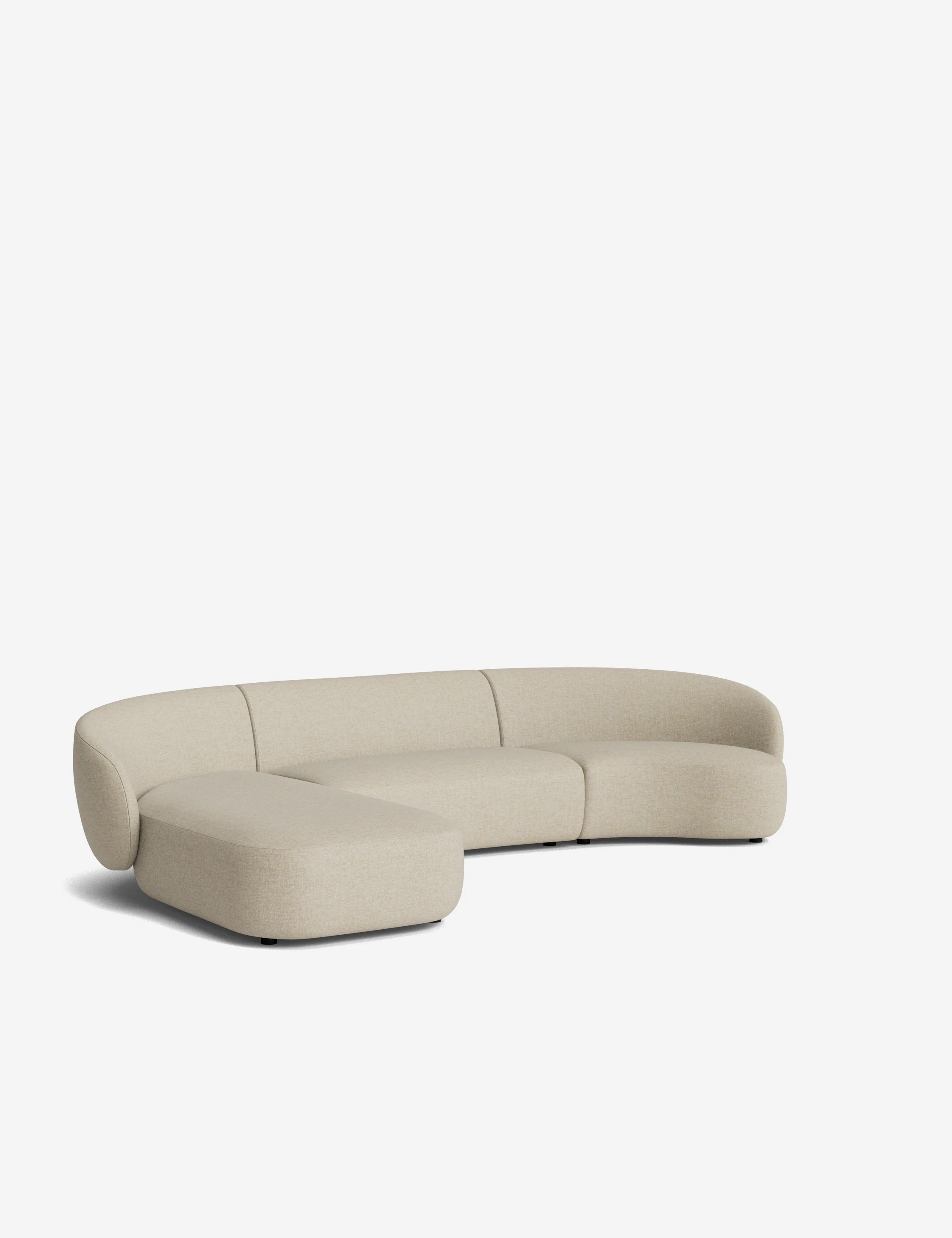 Claret Modular Chaise Sectional Sofa - Image 134