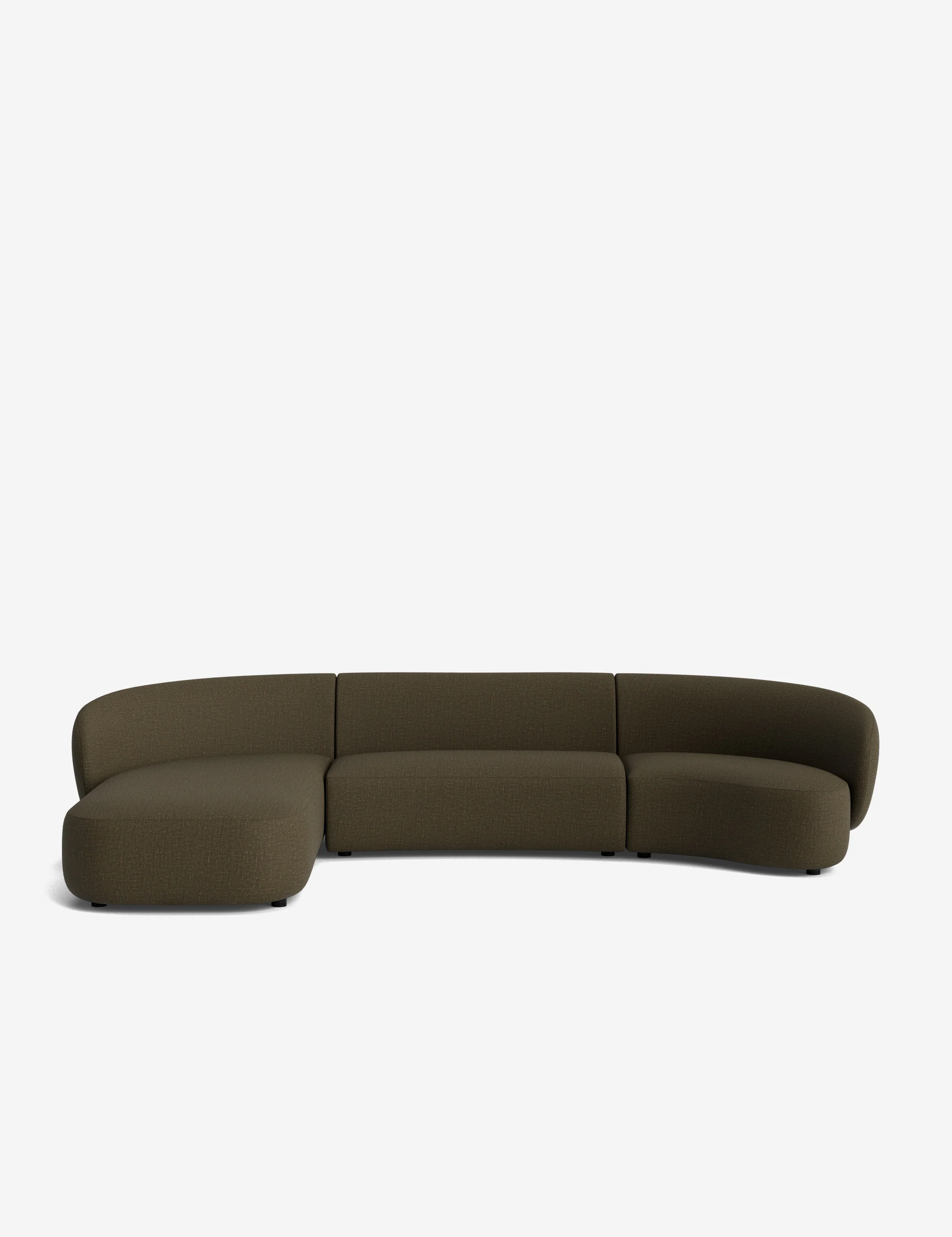 Claret Modular Chaise Sectional Sofa - Image 135