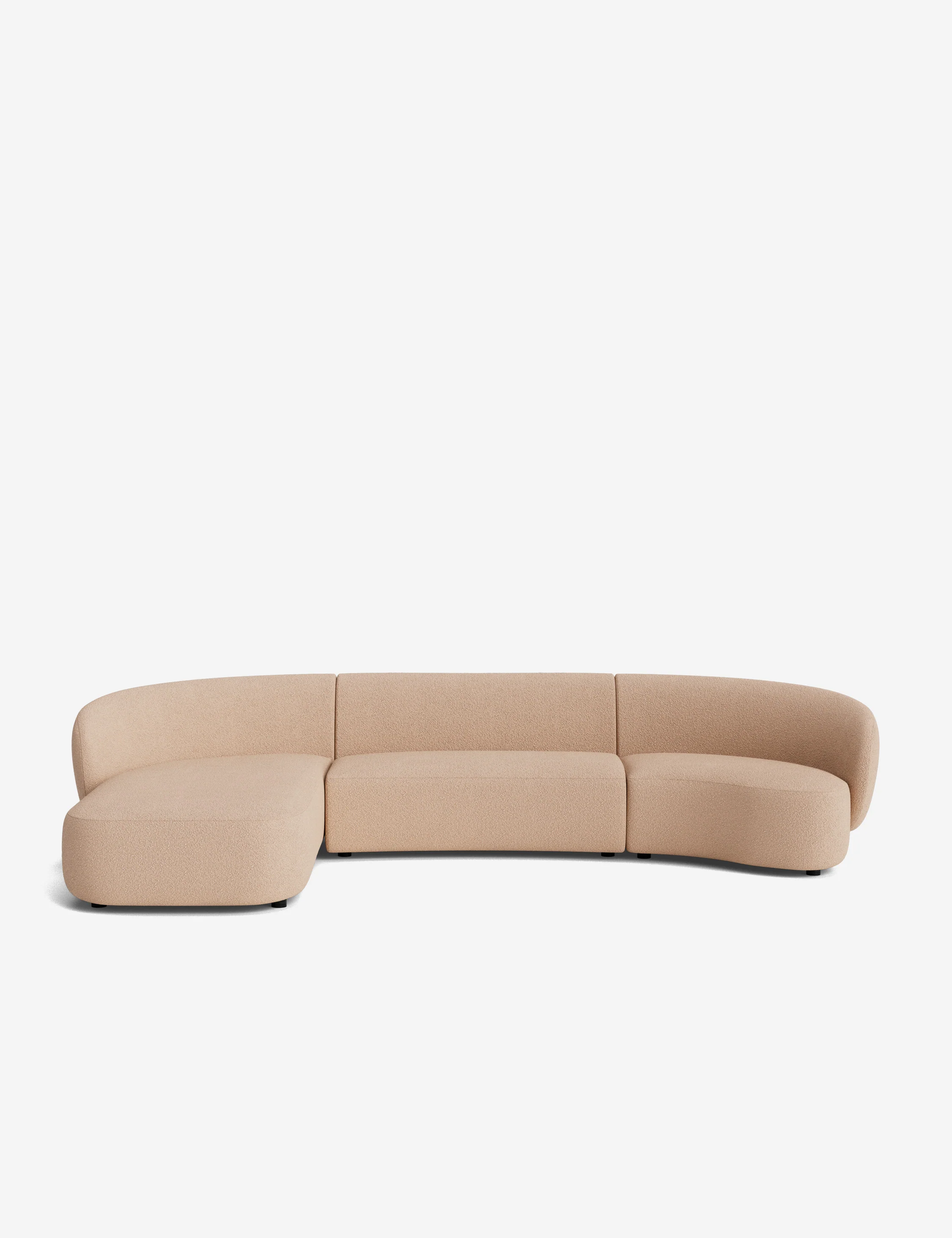 Claret Modular Chaise Sectional Sofa - Image 139