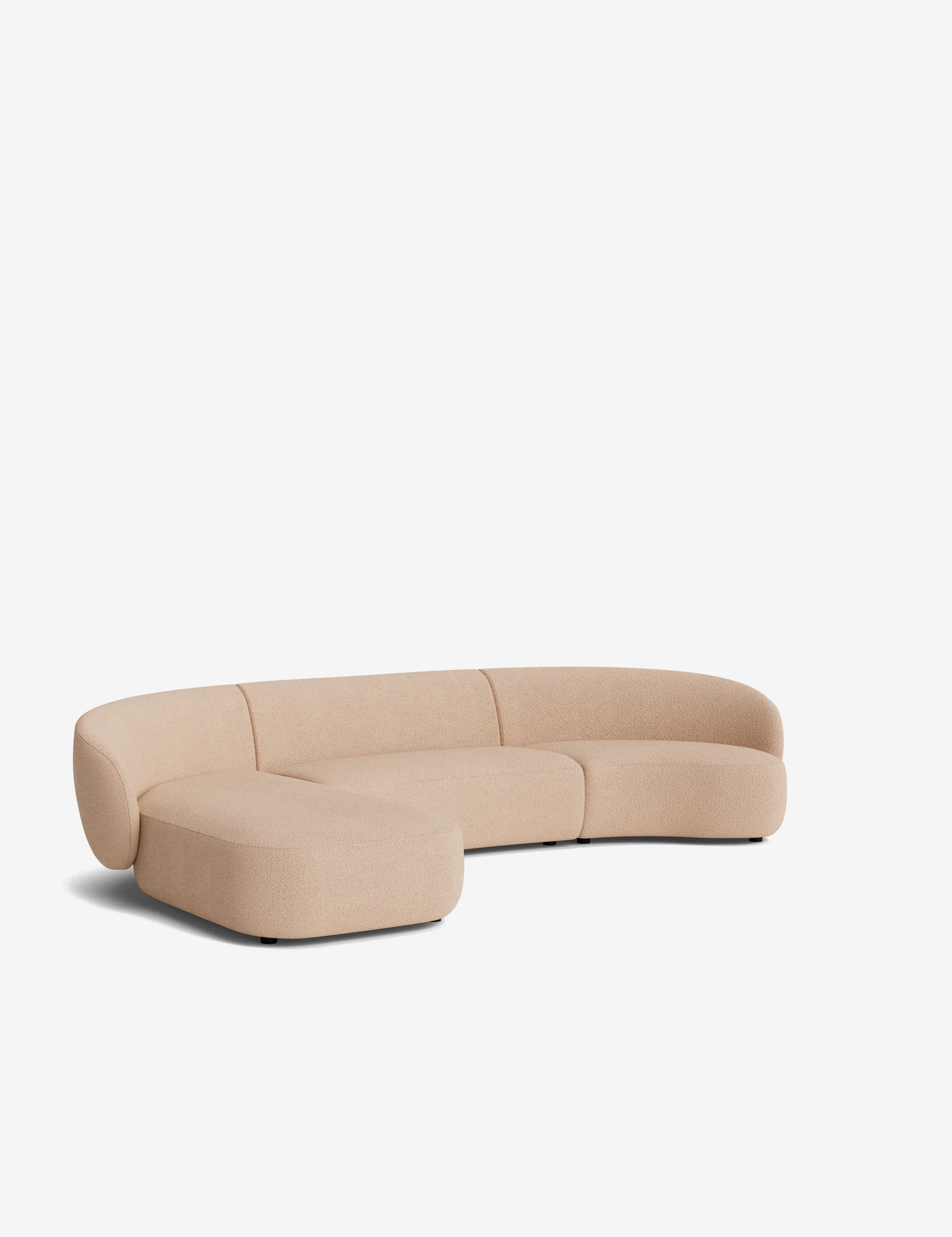 Claret Modular Chaise Sectional Sofa - Image 140