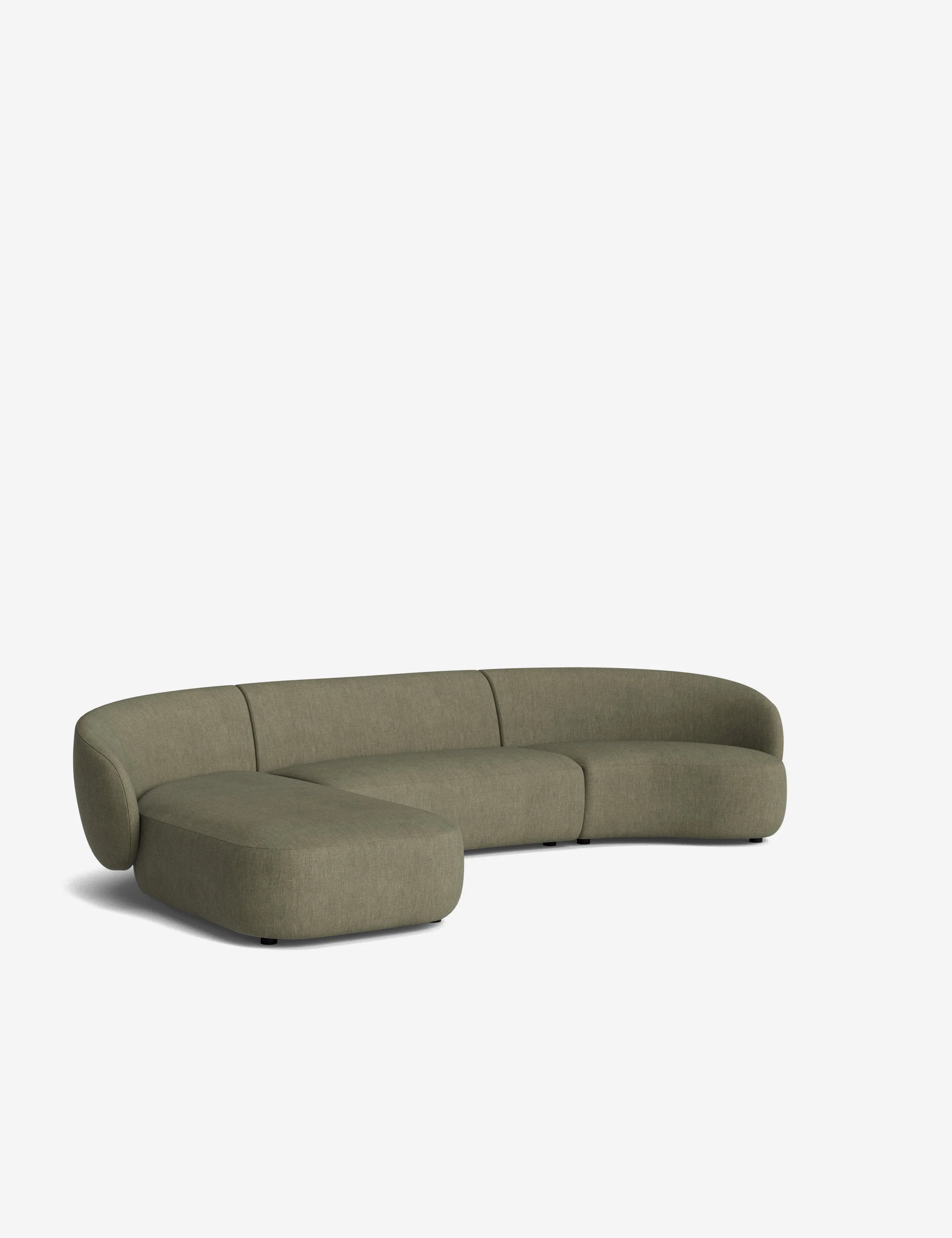 Claret Modular Chaise Sectional Sofa - Image 150