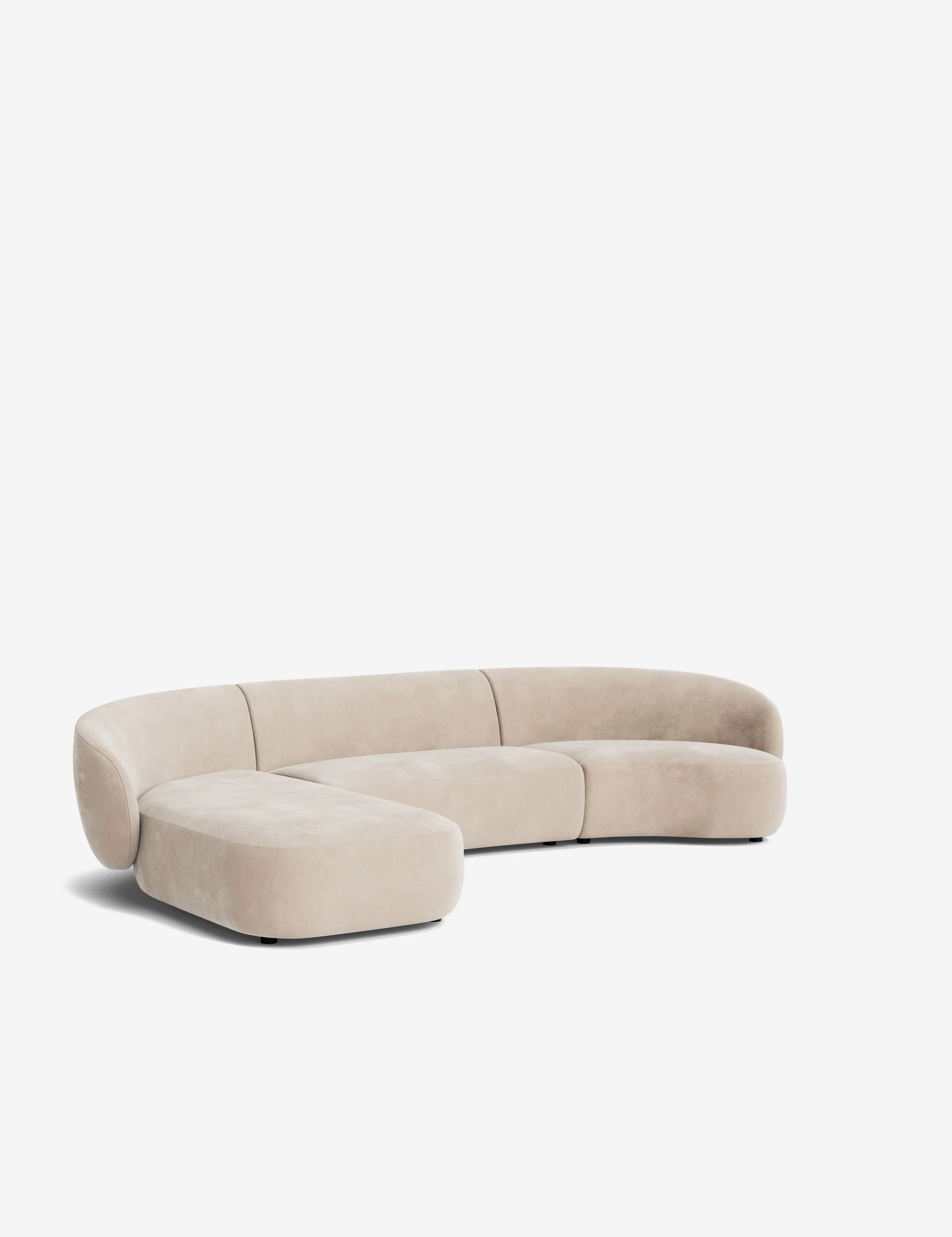 Claret Modular Chaise Sectional Sofa - Image 154