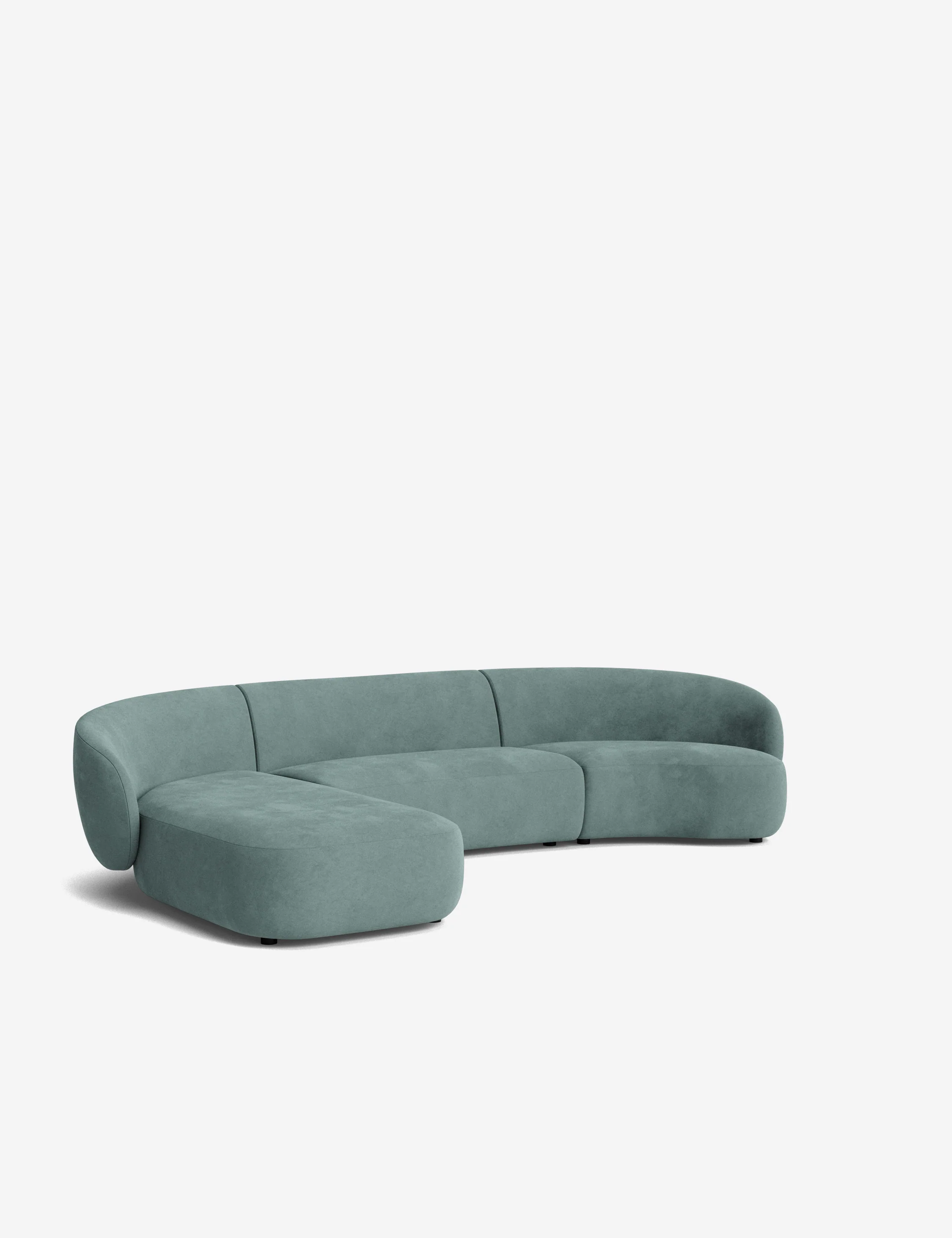 Claret Modular Chaise Sectional Sofa - Image 156