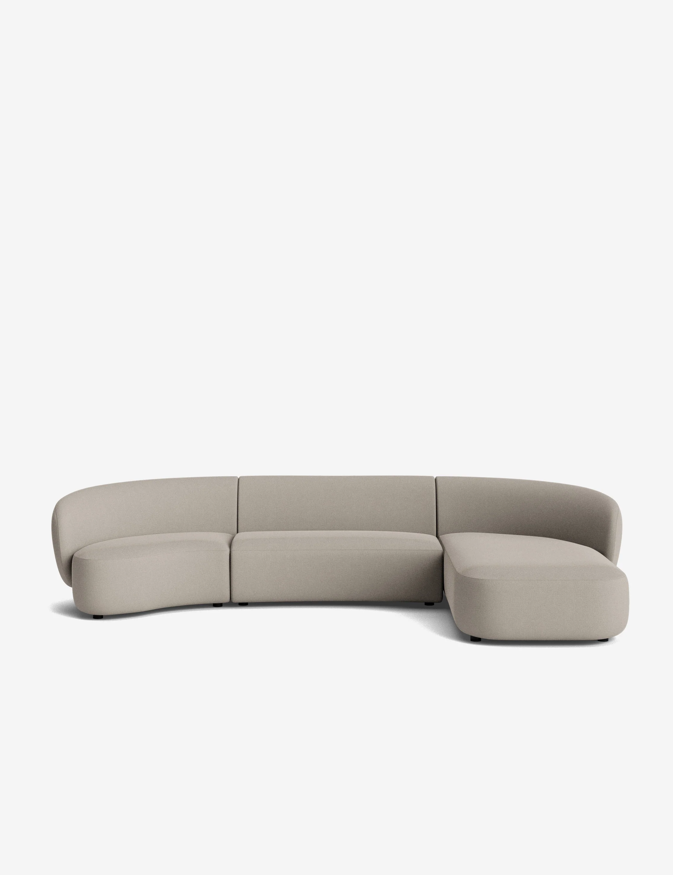 Claret Modular Chaise Sectional Sofa - Image 171