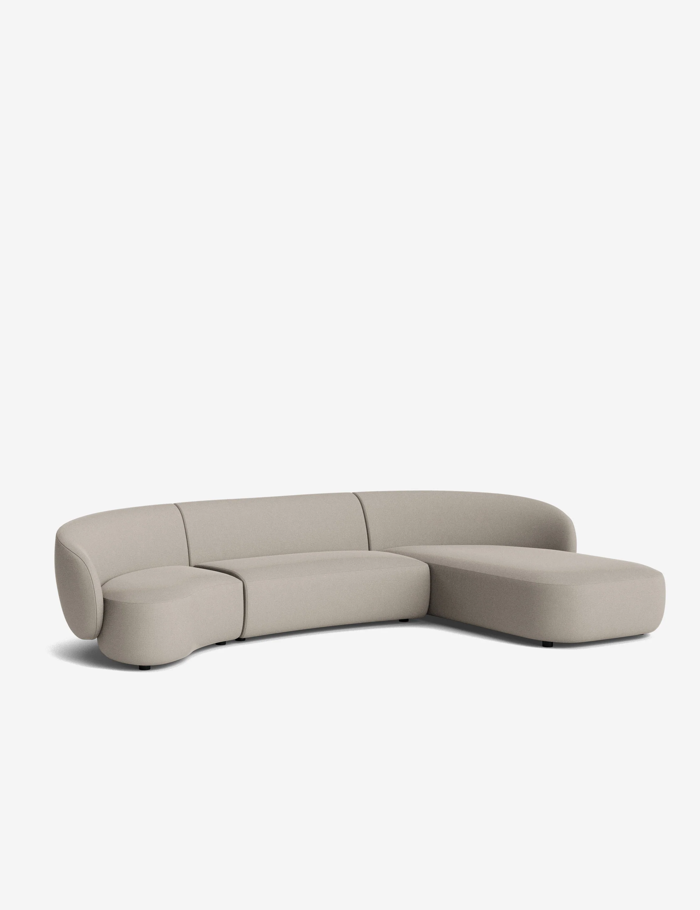 Claret Modular Chaise Sectional Sofa - Image 172
