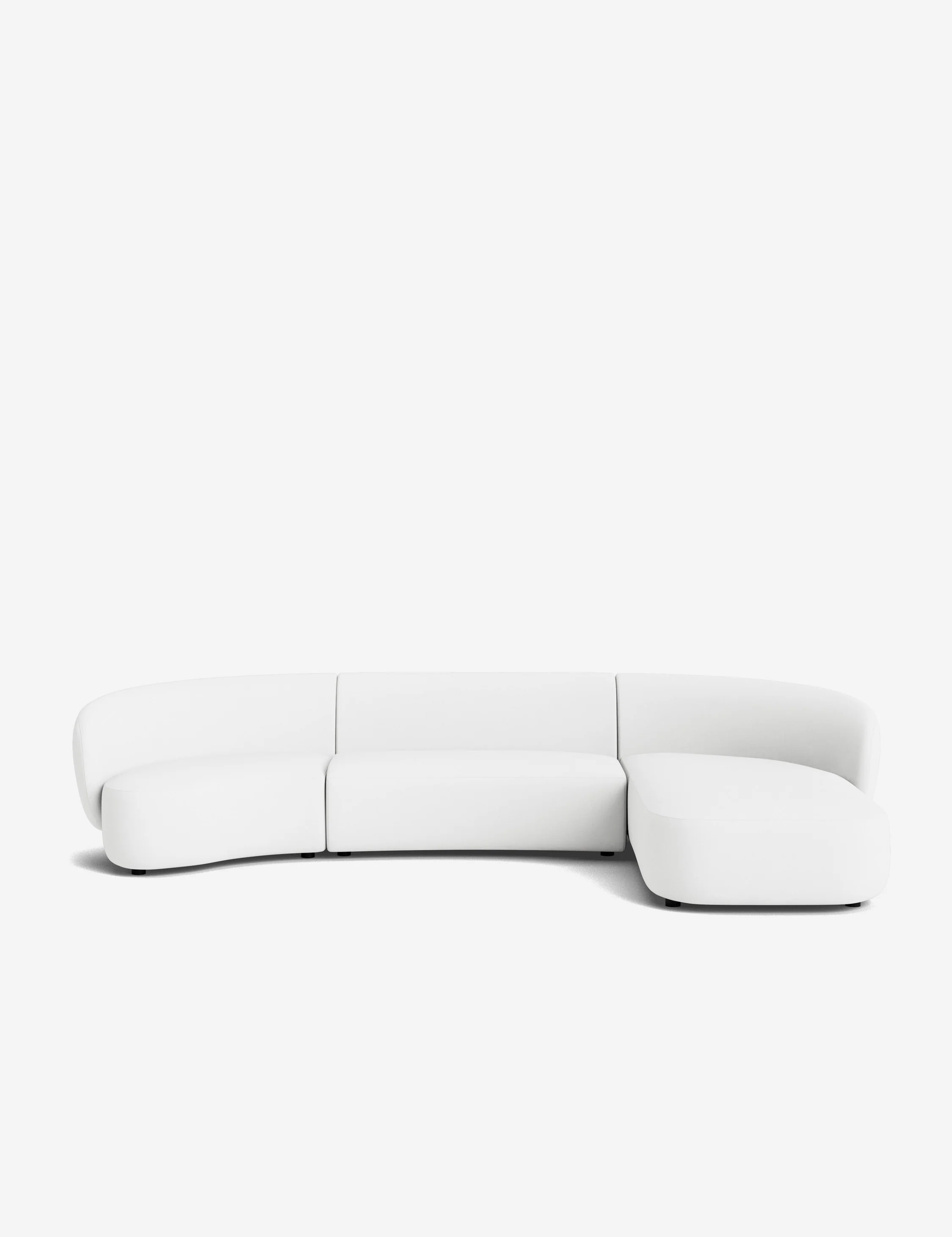 Claret Modular Chaise Sectional Sofa - Image 175