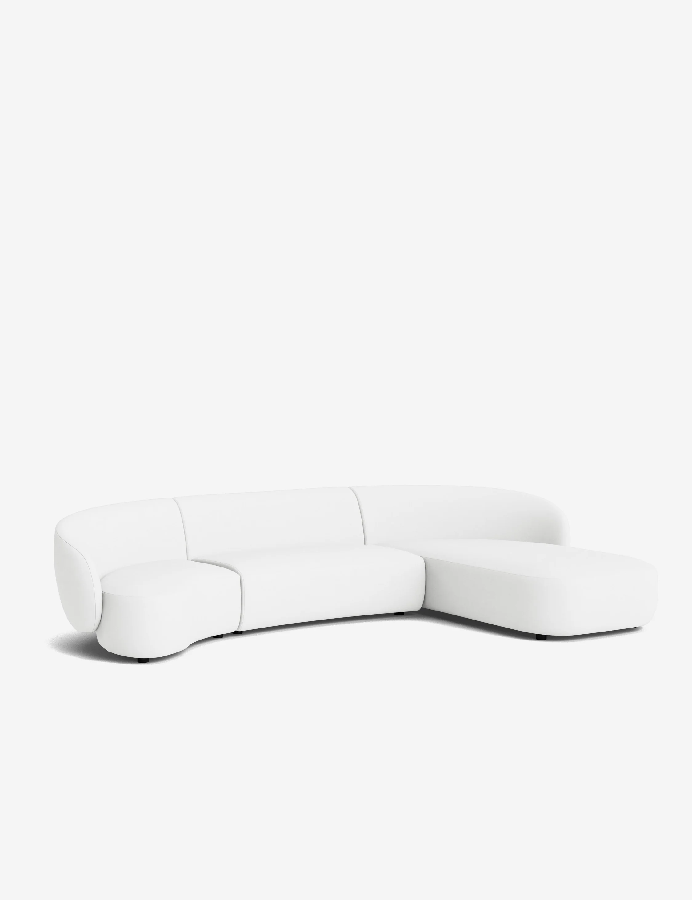 Claret Modular Chaise Sectional Sofa - Image 176