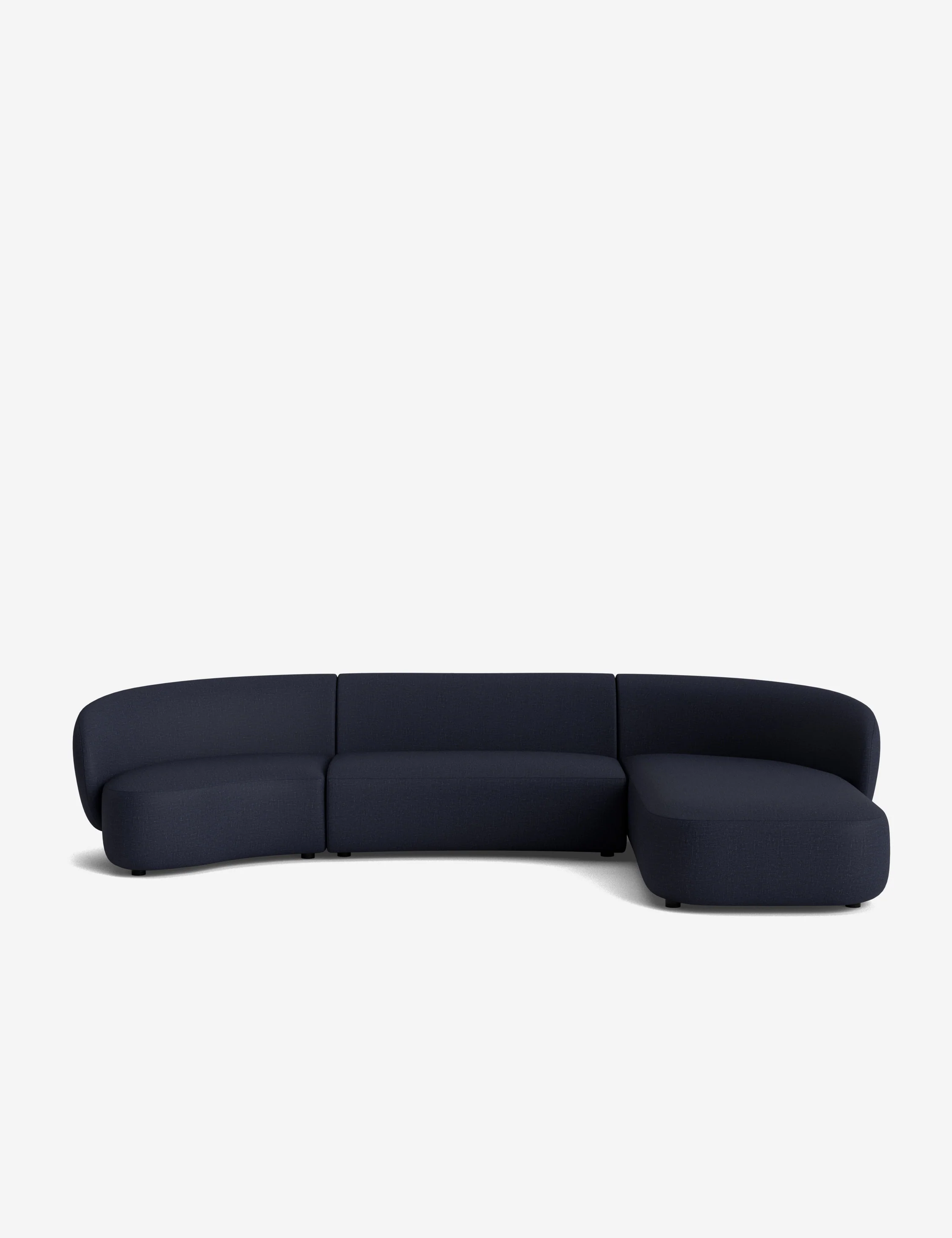 Claret Modular Chaise Sectional Sofa - Image 181