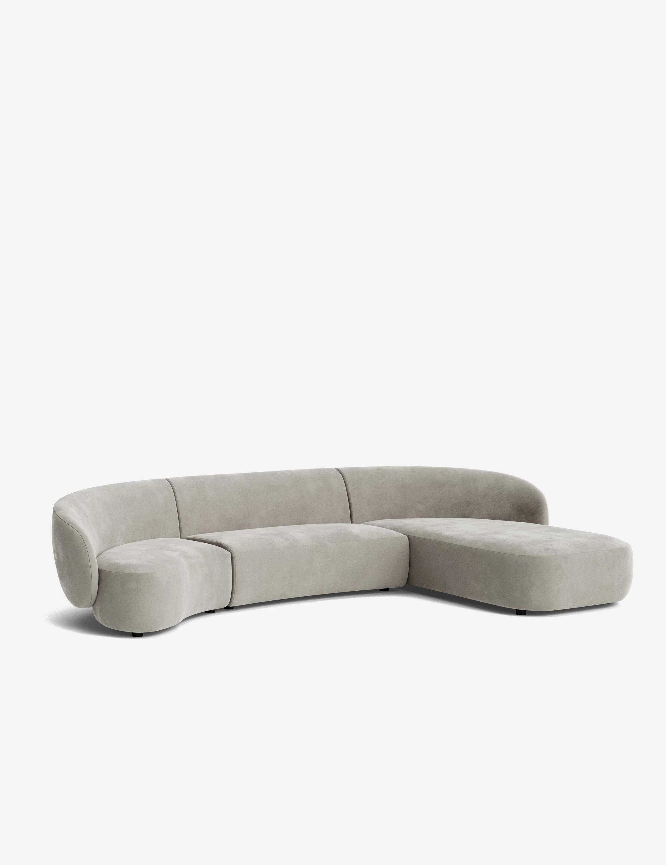 Claret Modular Chaise Sectional Sofa - Image 194