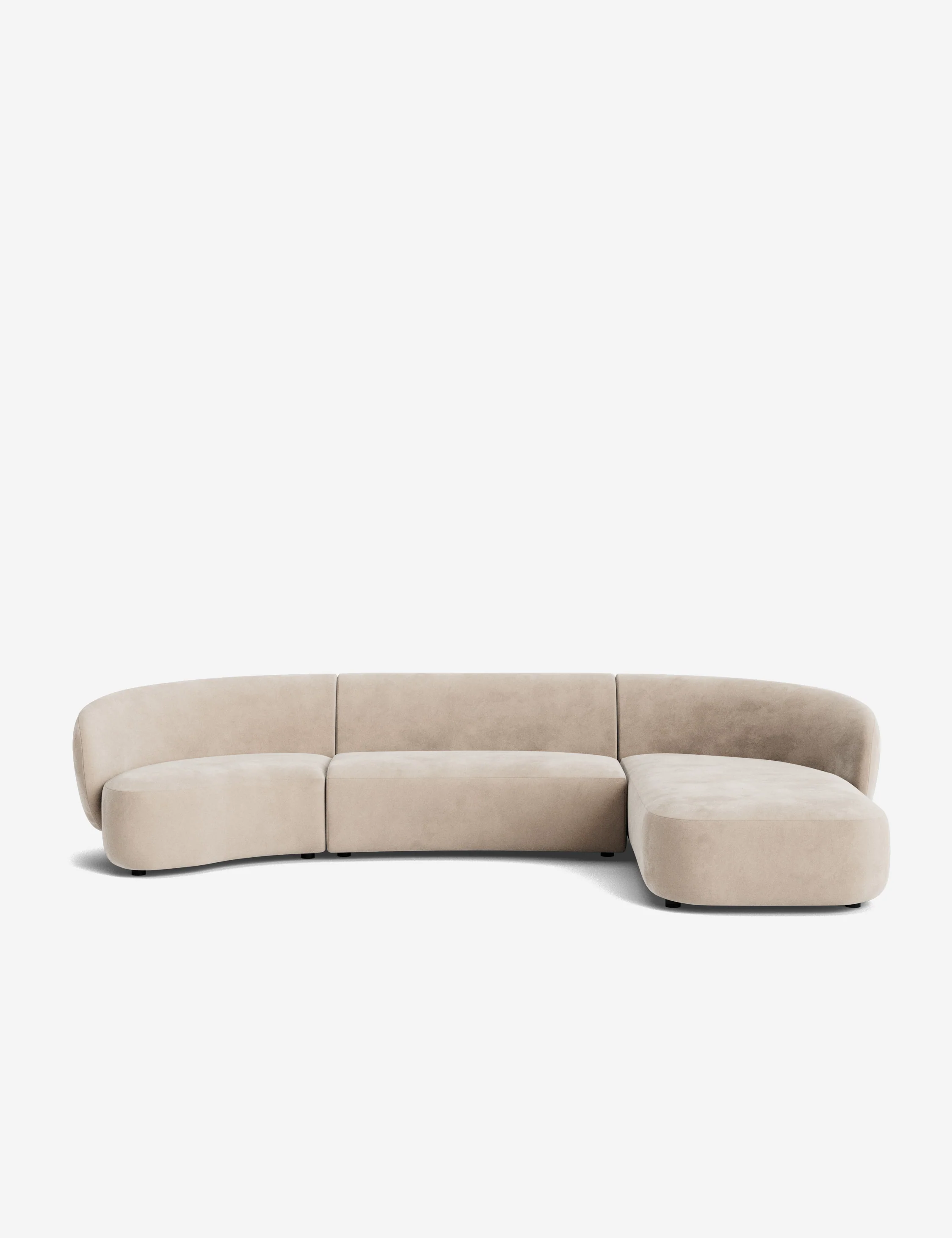 Claret Modular Chaise Sectional Sofa - Image 203