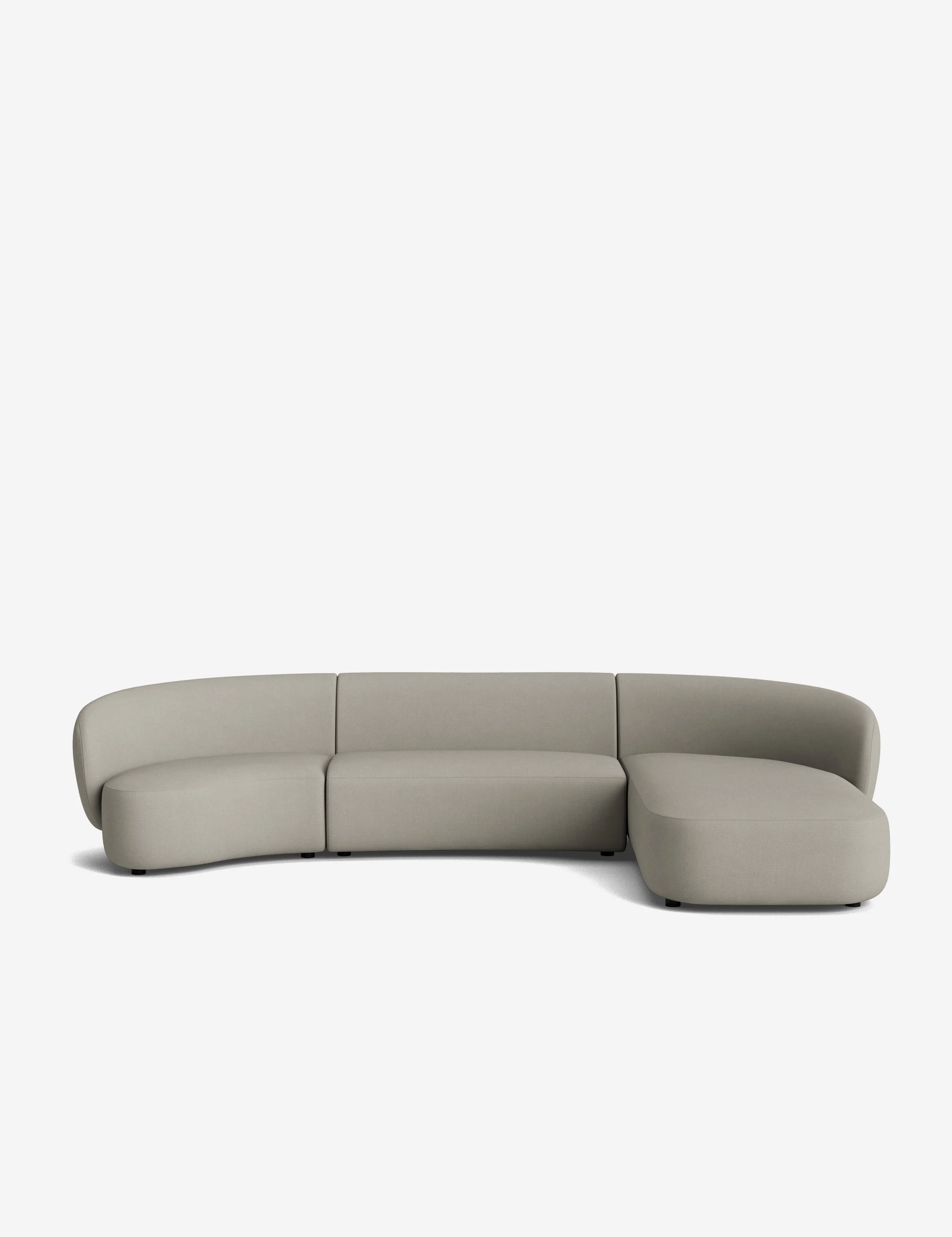 Claret Modular Chaise Sectional Sofa - Image 211