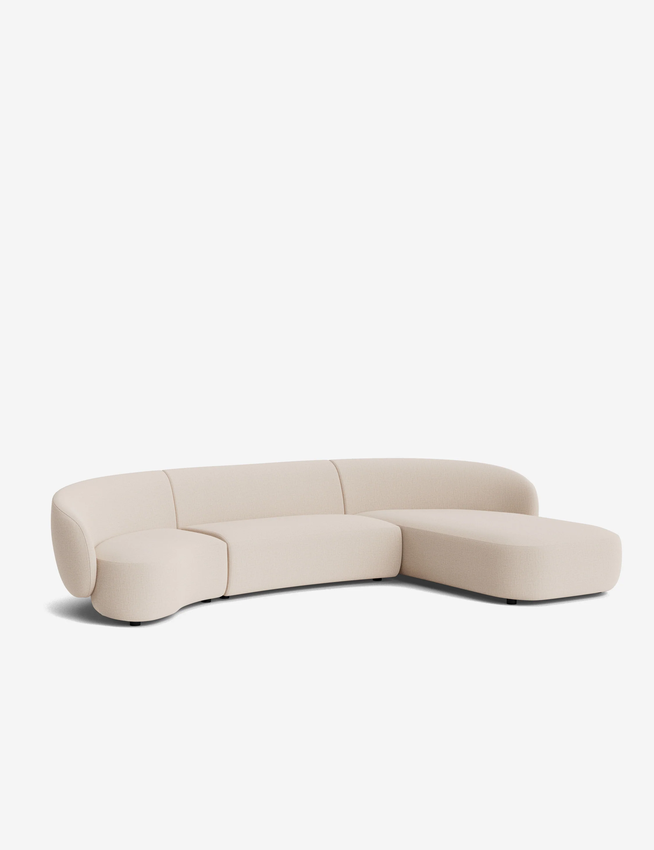 Claret Modular Chaise Sectional Sofa - Image 214