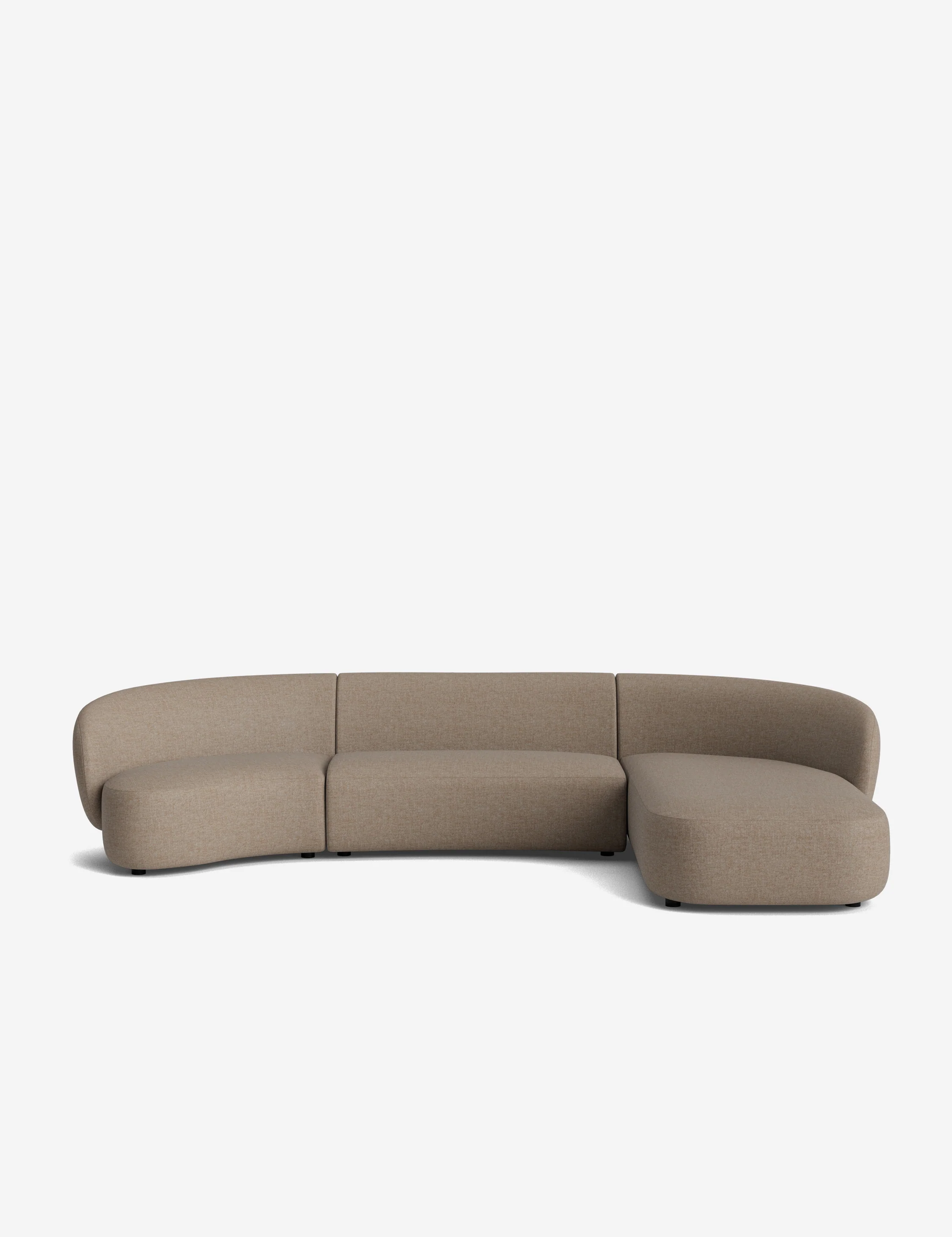 Claret Modular Chaise Sectional Sofa - Image 215