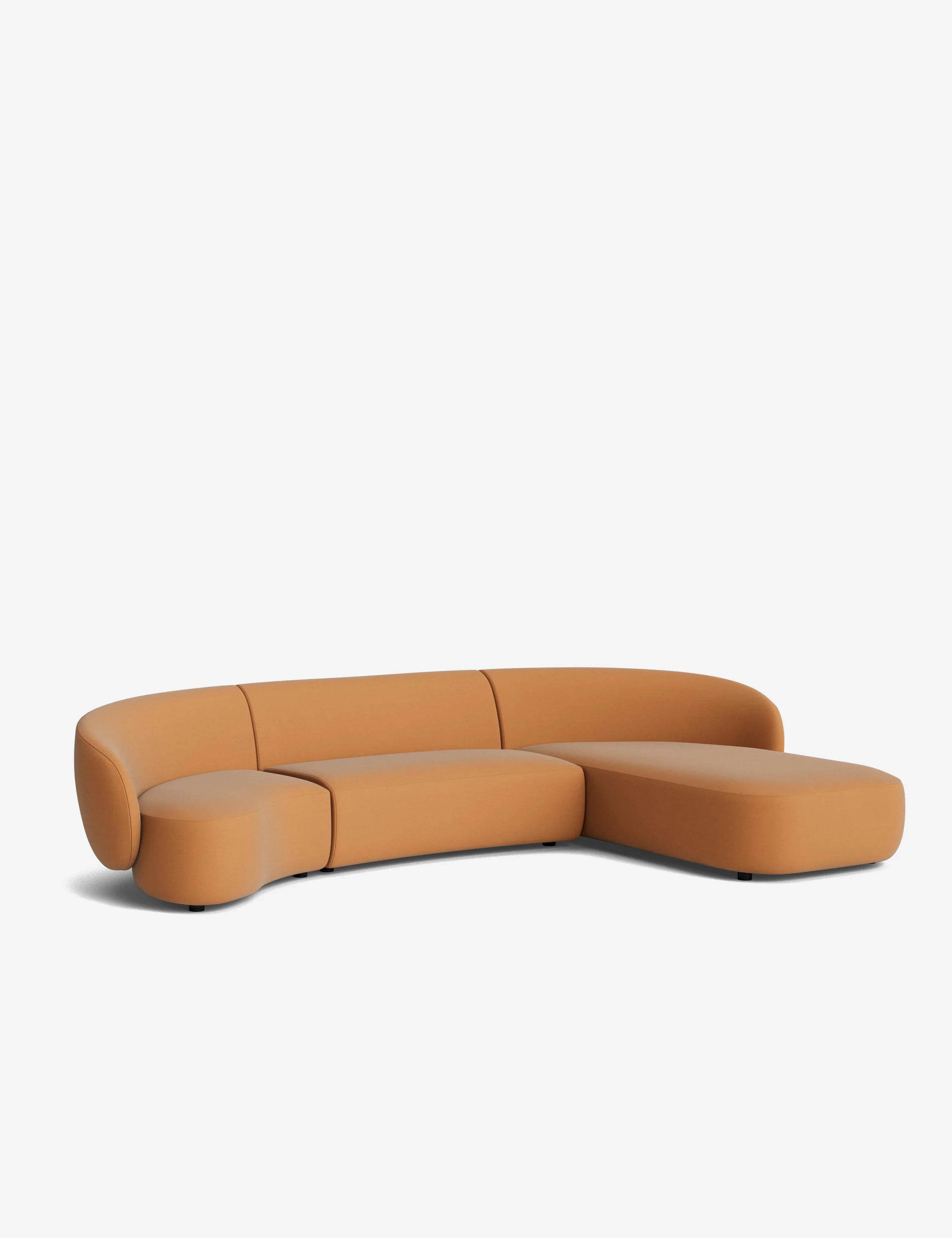 Claret Modular Chaise Sectional Sofa - Image 224