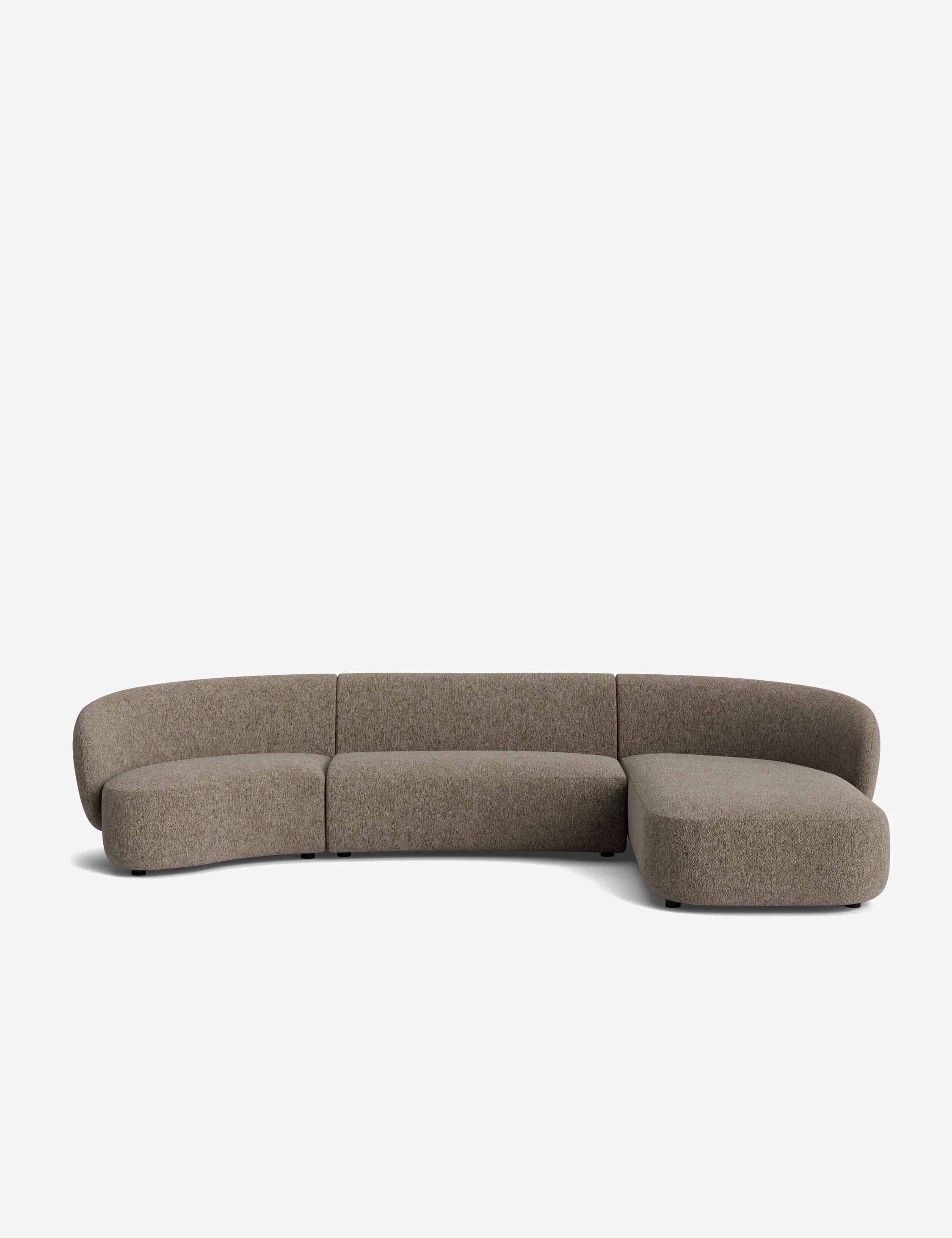 Claret Modular Chaise Sectional Sofa - Image 92