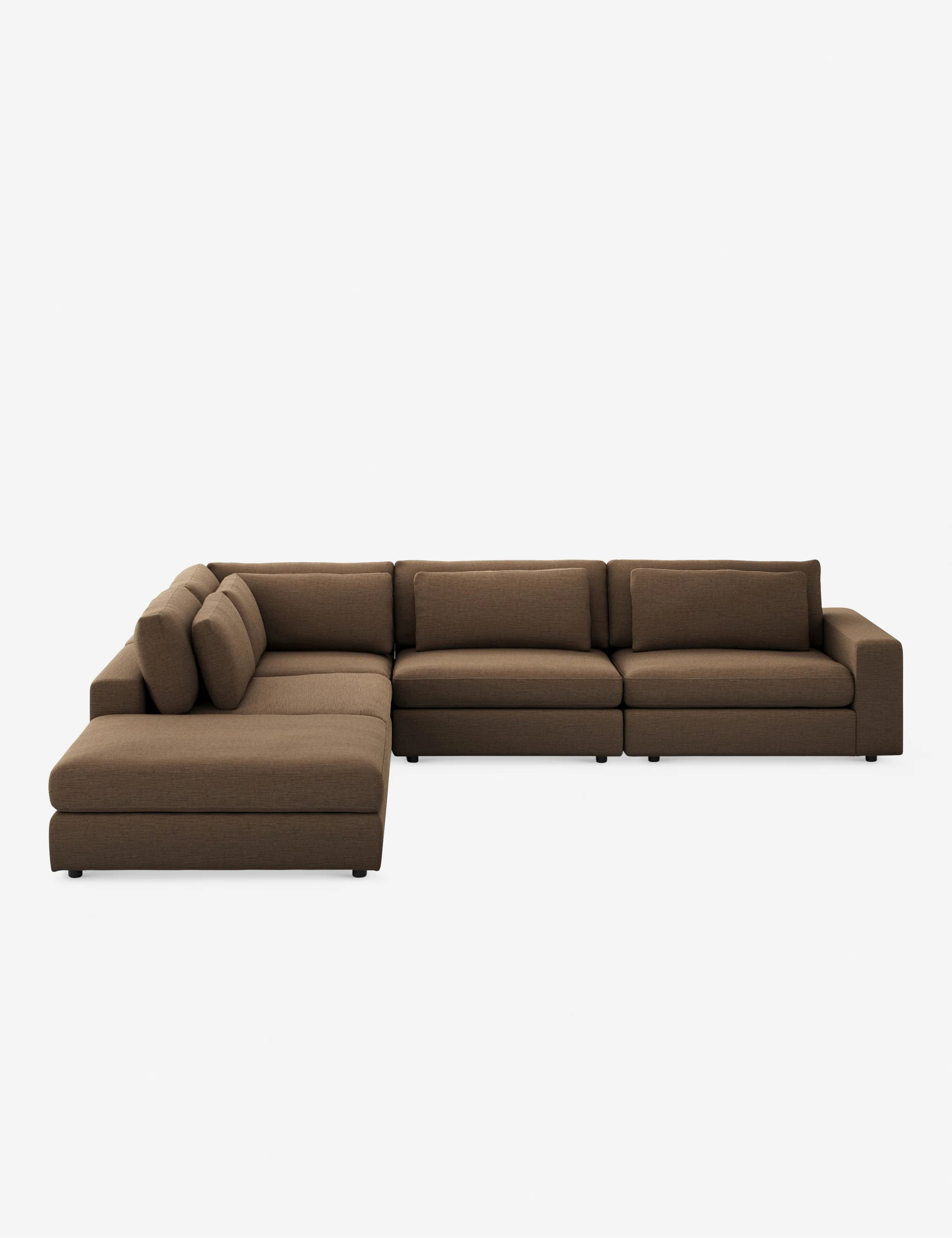 Creswell 4-Piece Sectional Sofa with Ottoman - Image 3