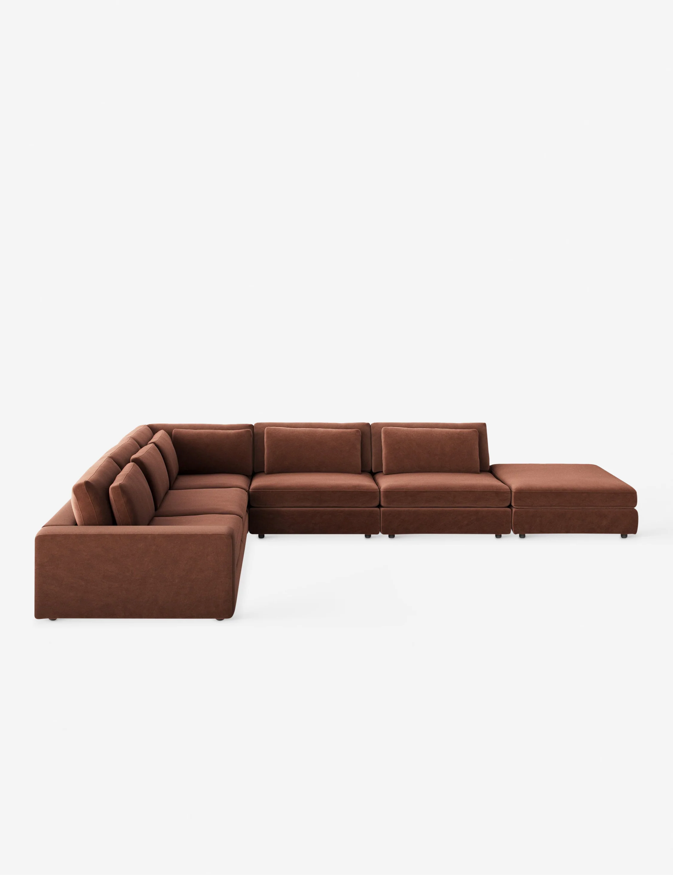 Creswell 5-Piece Sectional Sofa with Ottoman