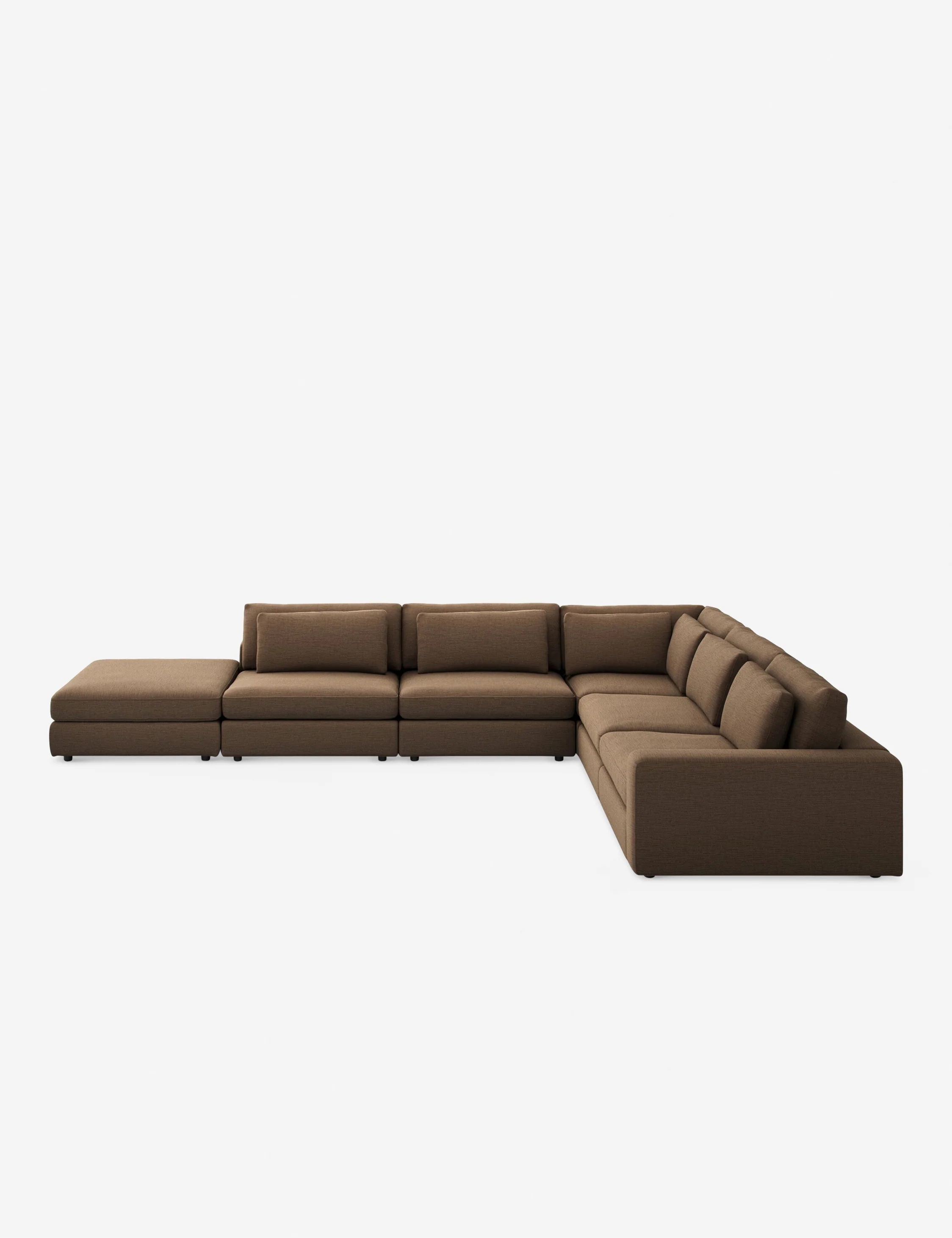 Creswell 5-Piece Sectional Sofa with Ottoman - Image 5