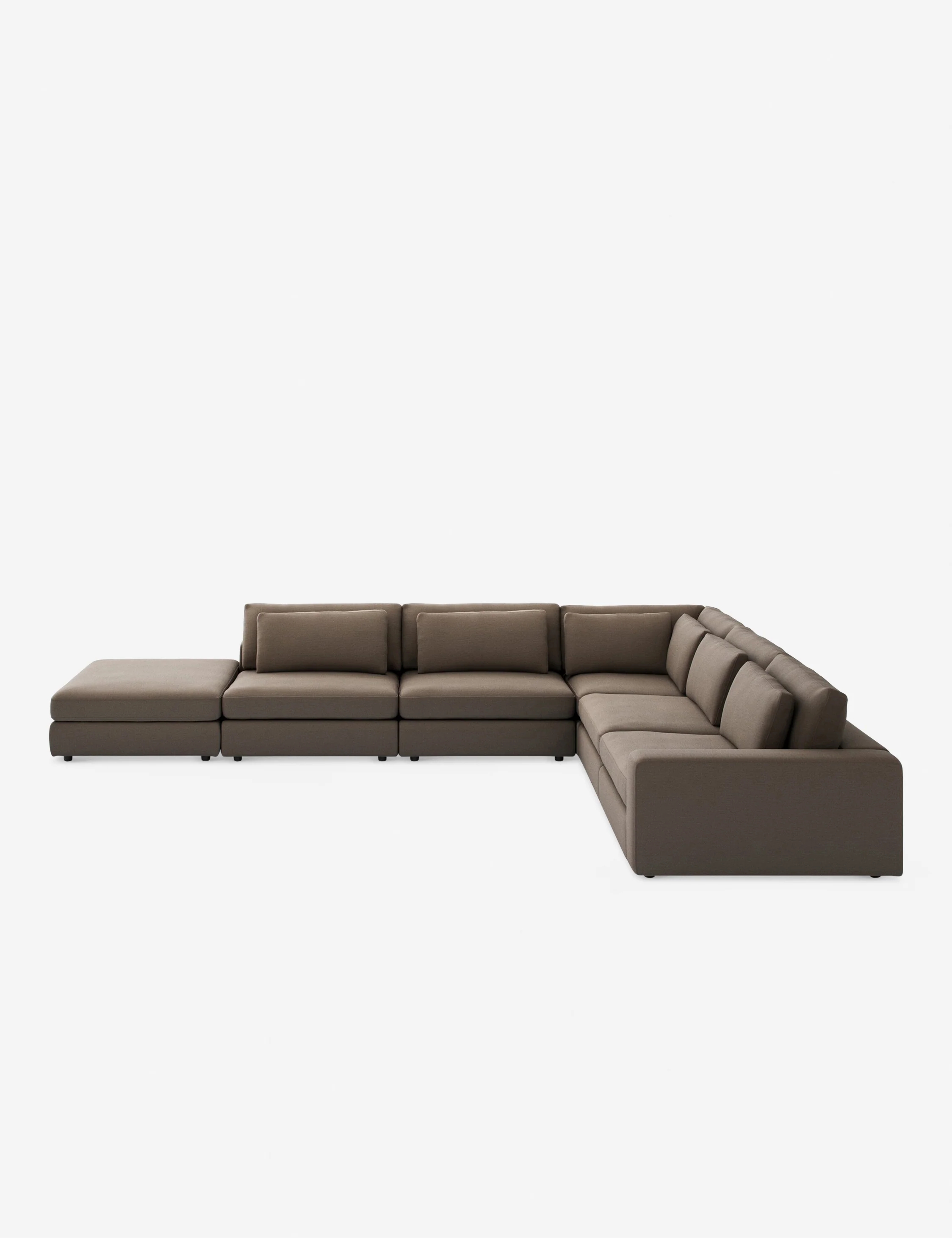 Creswell 5-Piece Sectional Sofa with Ottoman - Image 7